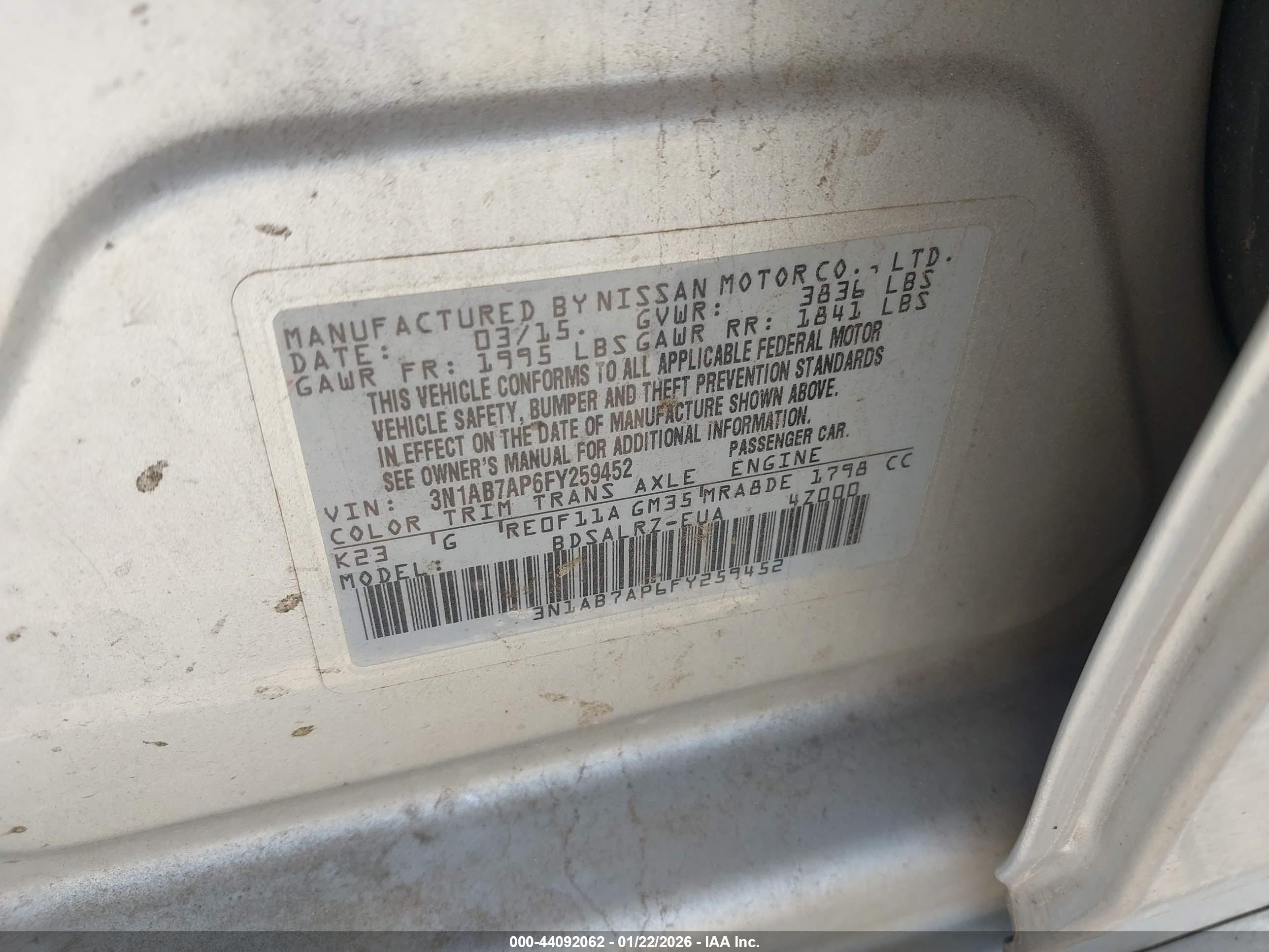 NISSAN SENTRA image 9