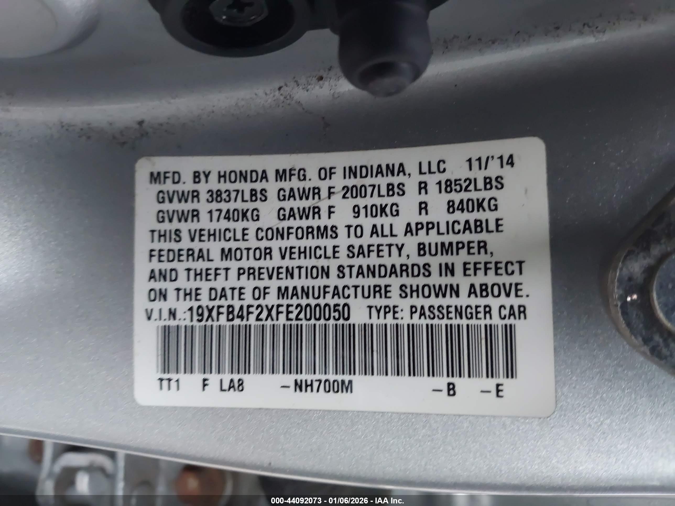 HONDA CIVIC image 9