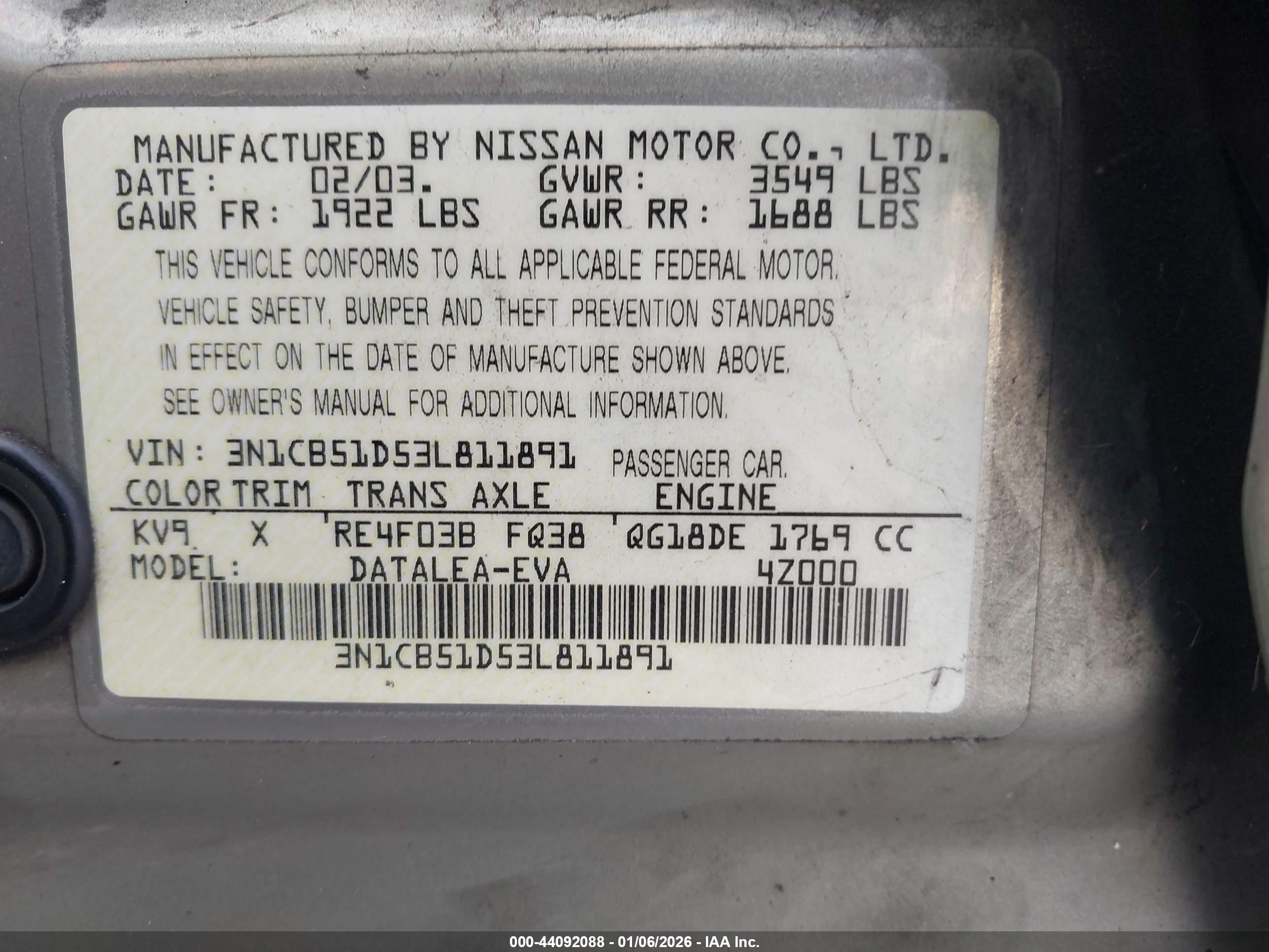NISSAN SENTRA image 9