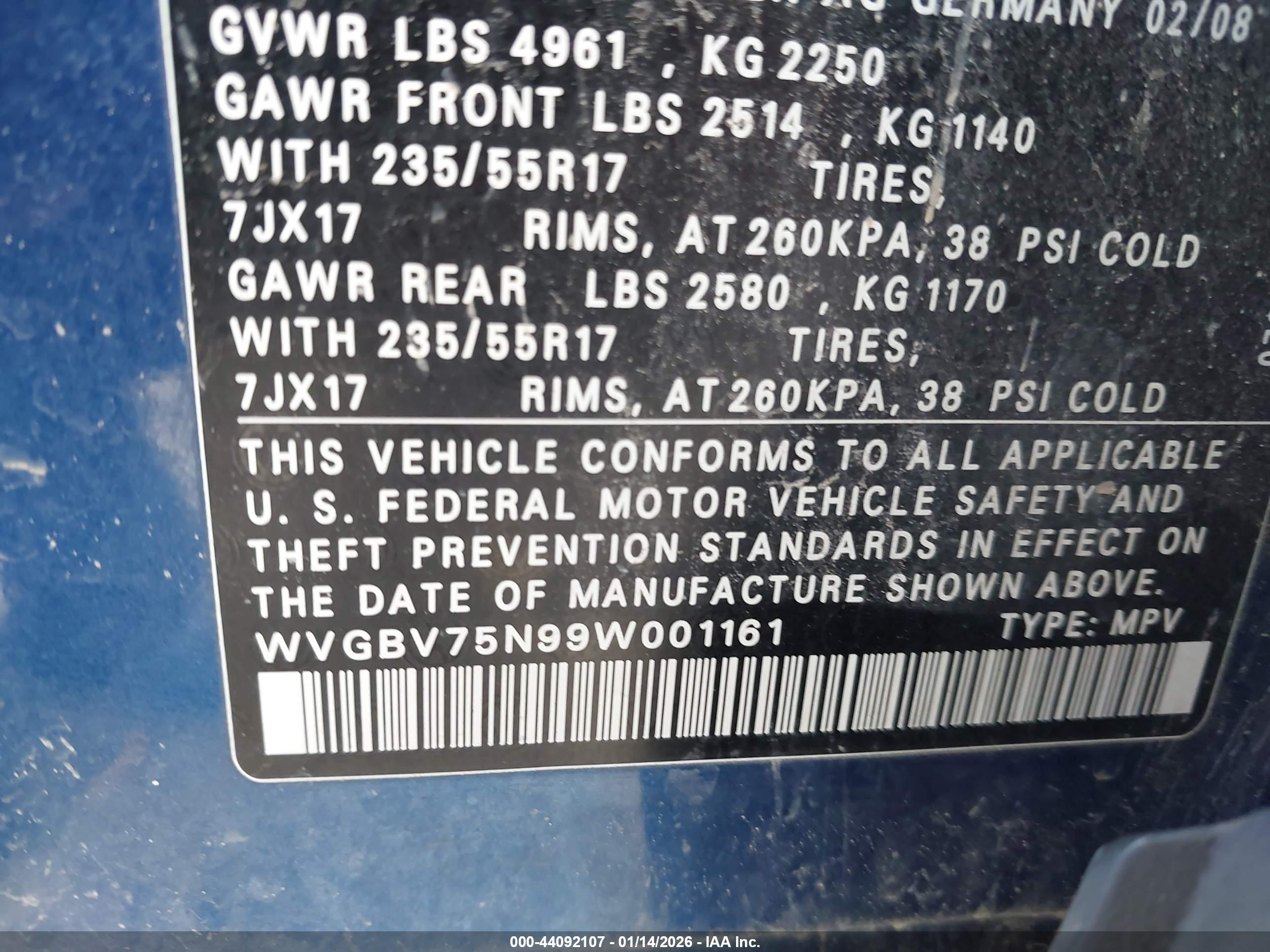 VOLKSWAGEN TIGUAN image 9