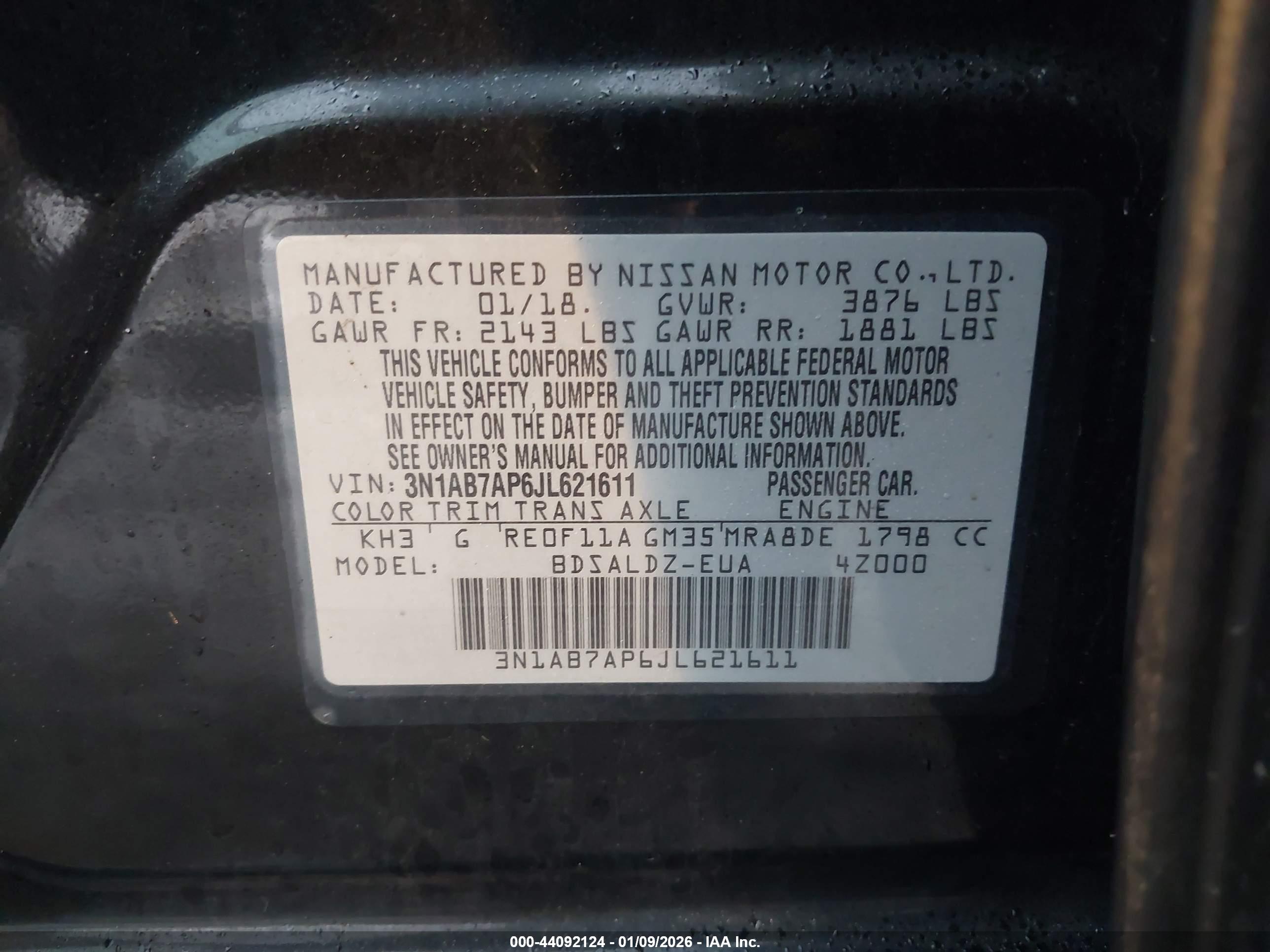 NISSAN SENTRA image 9