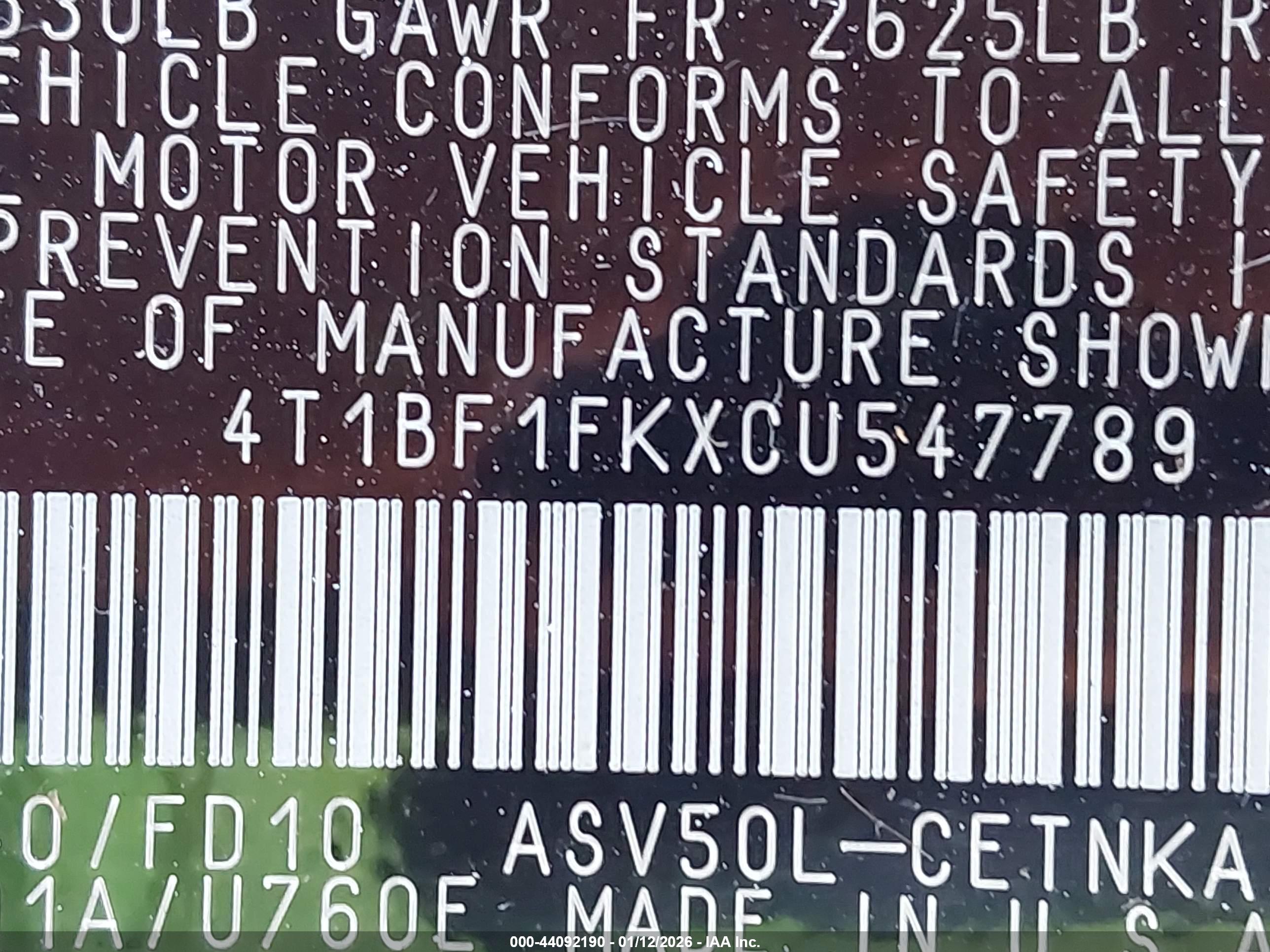 TOYOTA CAMRY image 9
