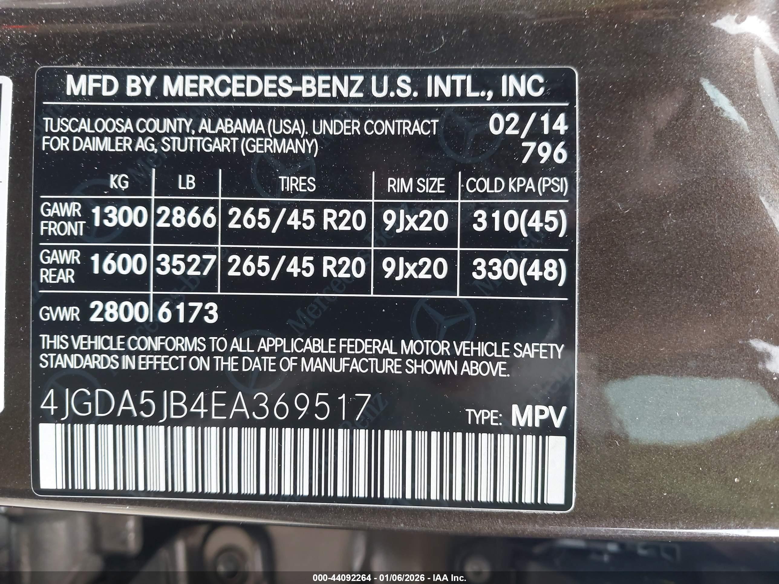 MERCEDES-BENZ ML image 9