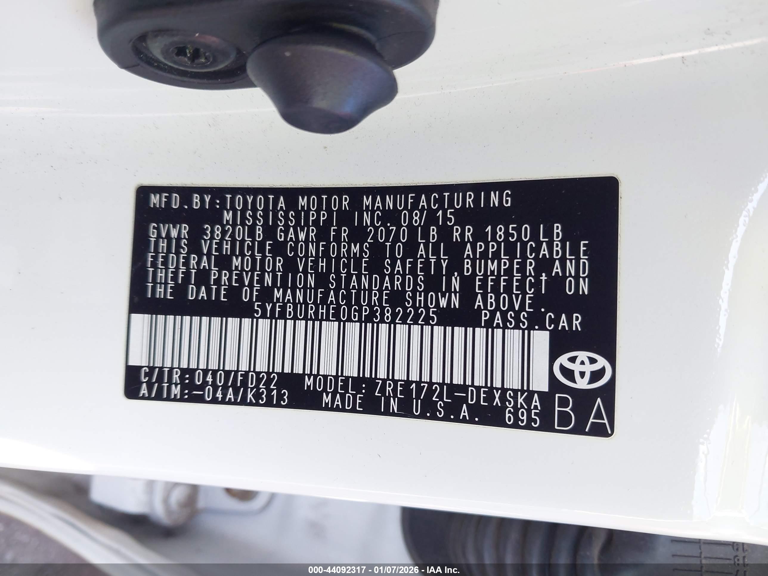 TOYOTA COROLLA image 9