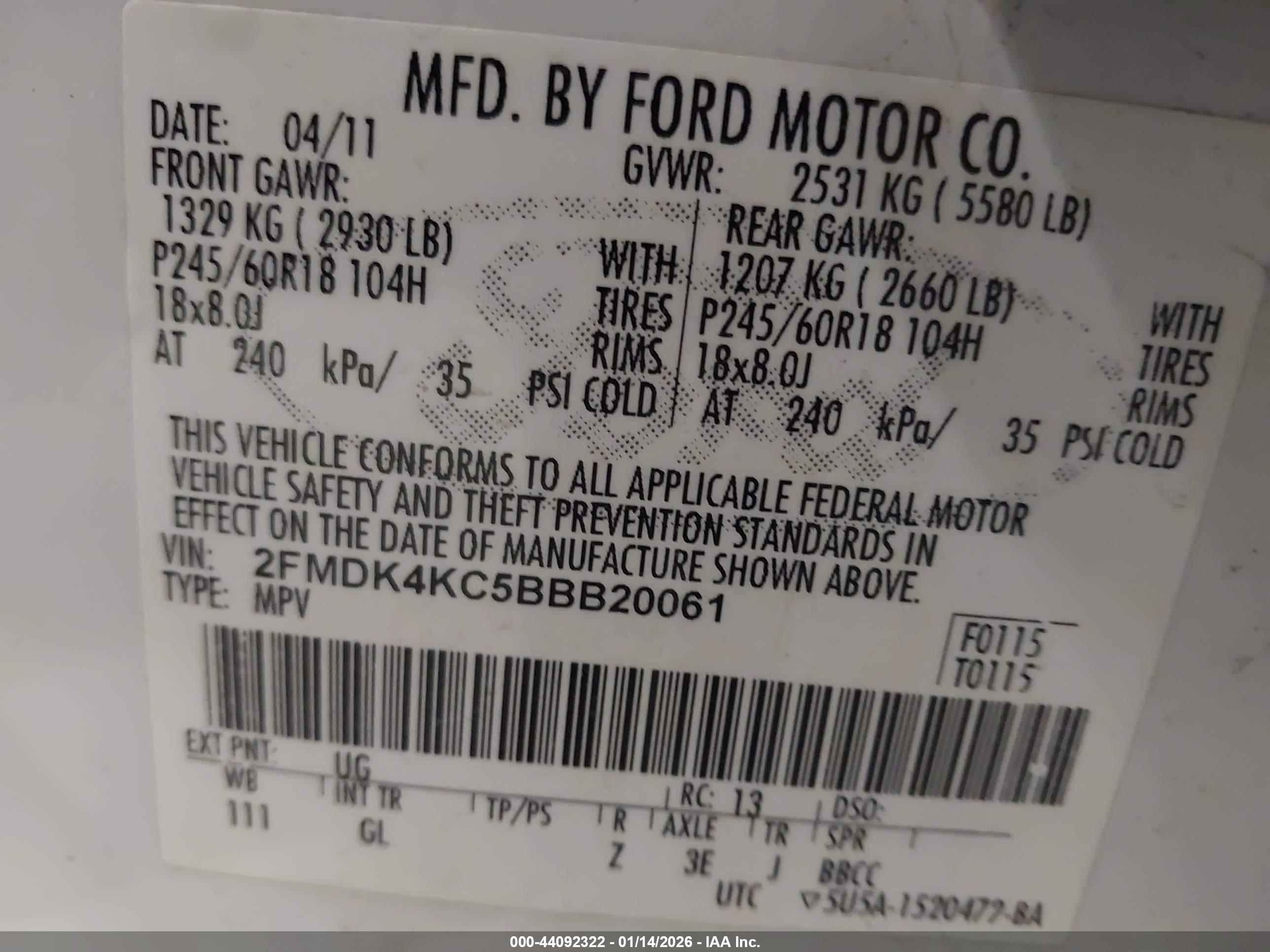 FORD EDGE image 9