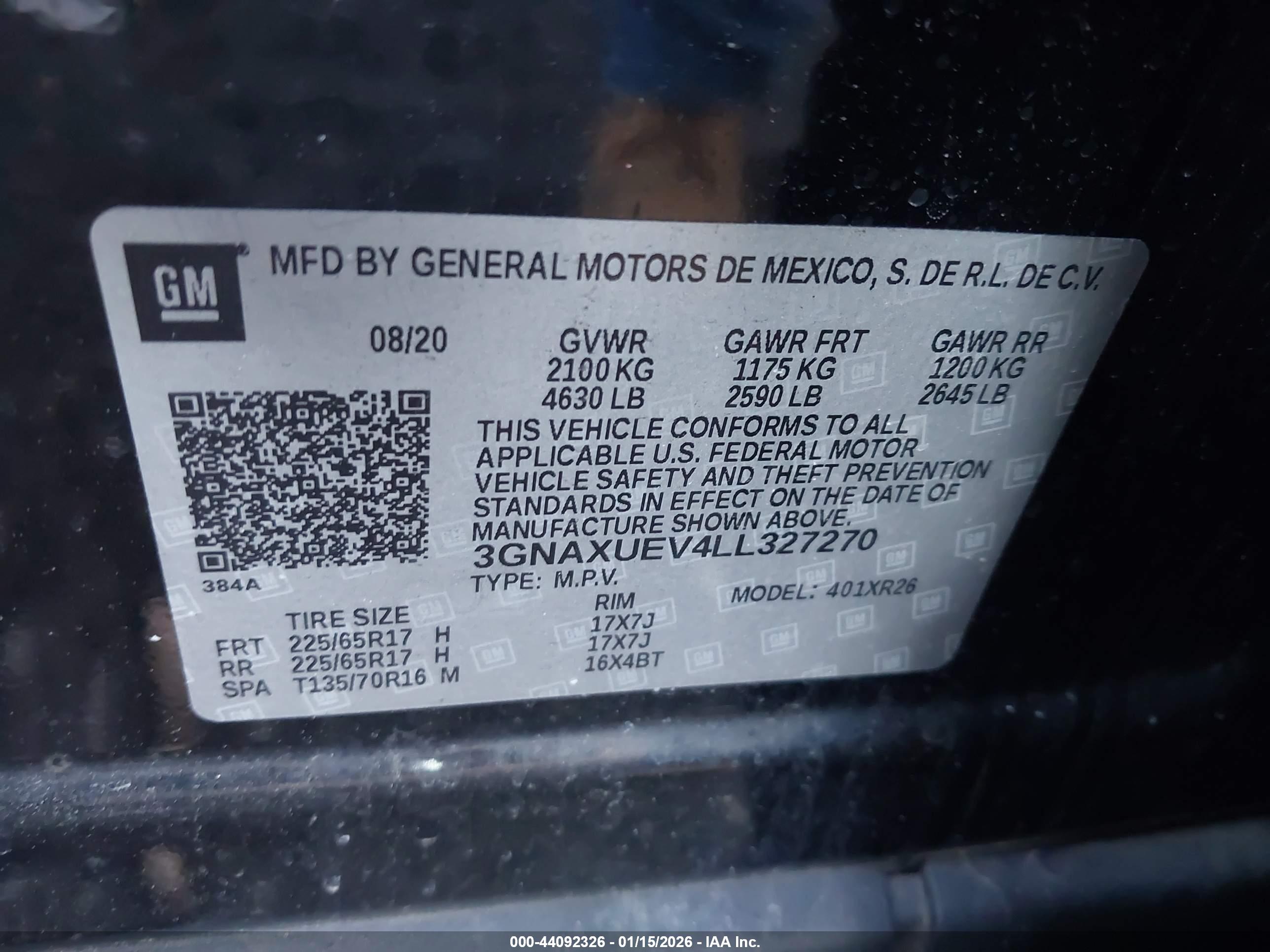 CHEVROLET EQUINOX image 9