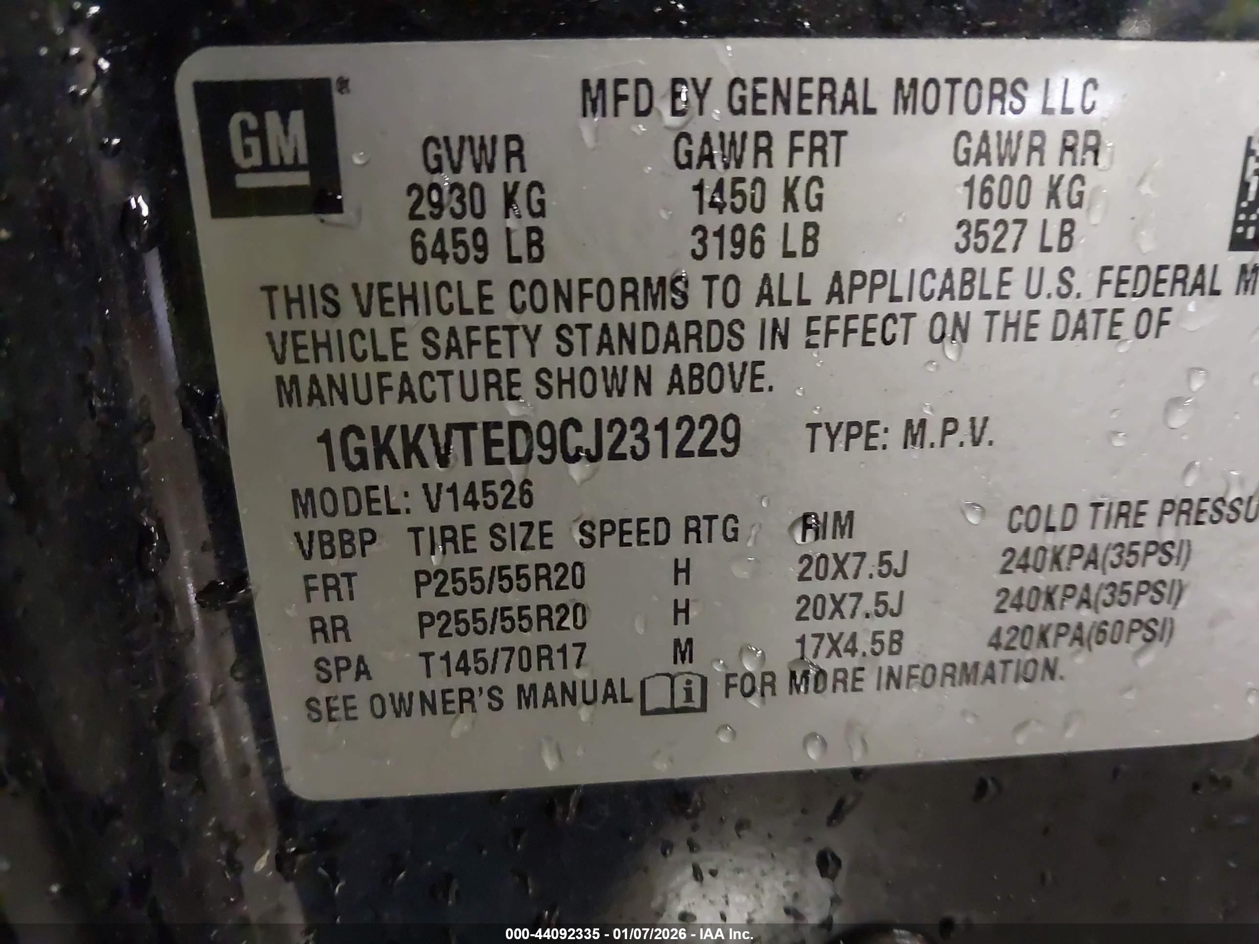 GMC ACADIA image 9