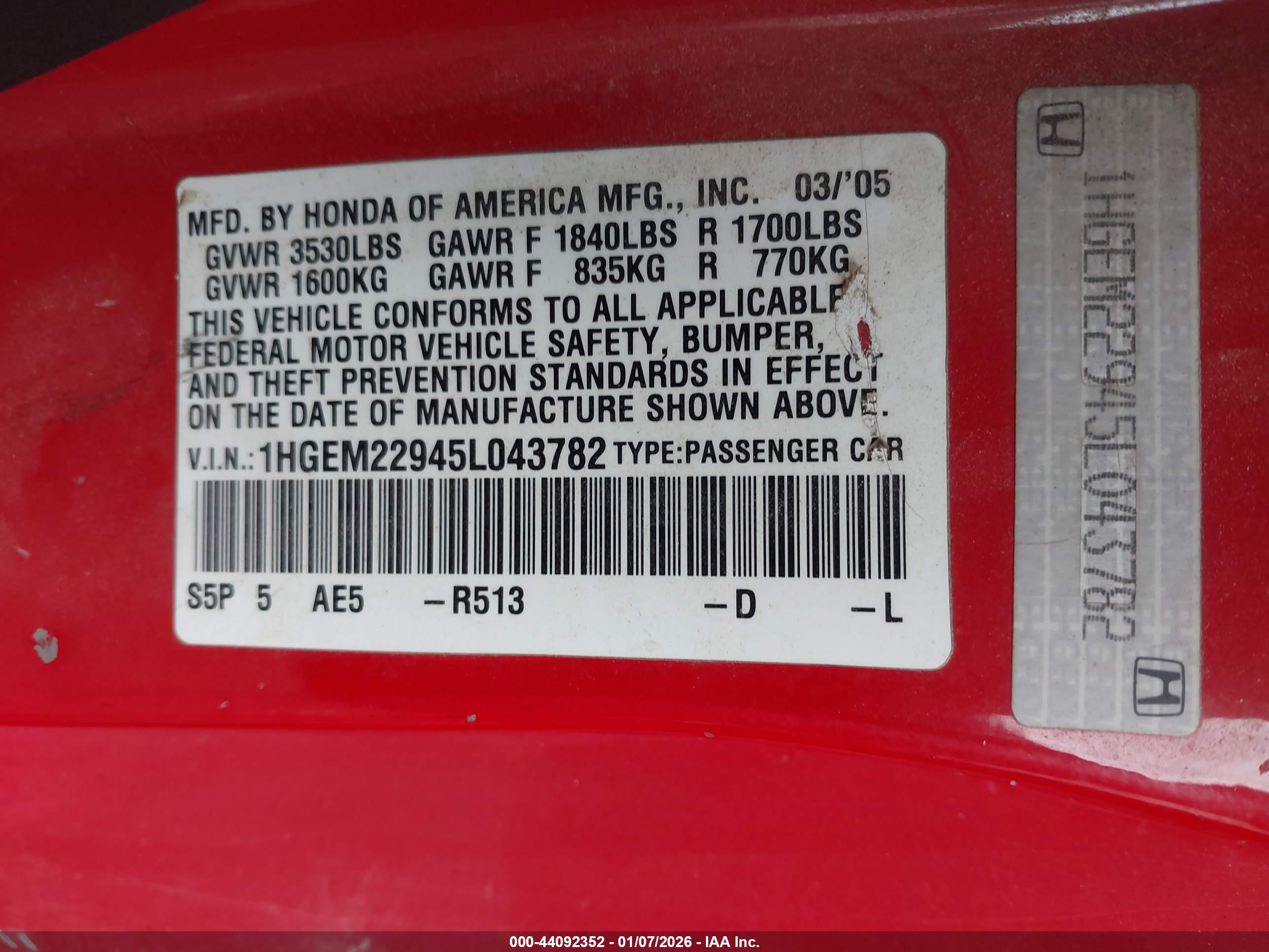 HONDA CIVIC image 9