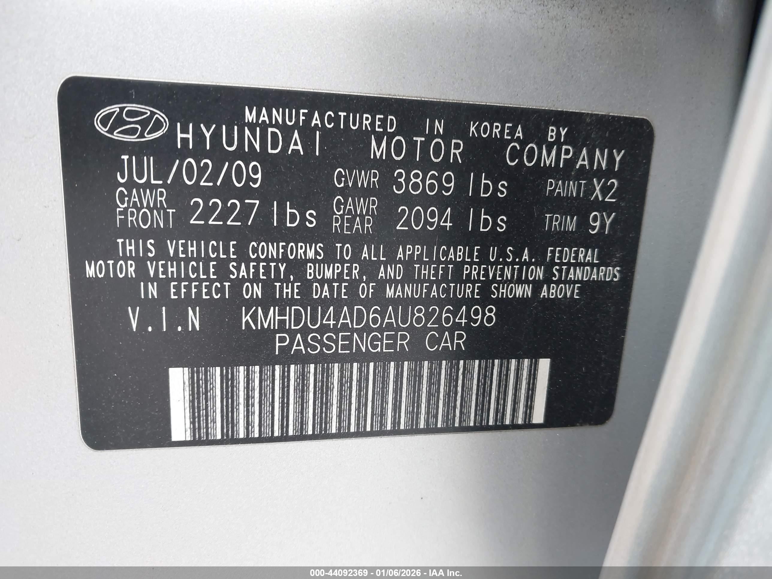 HYUNDAI ELANTRA image 9