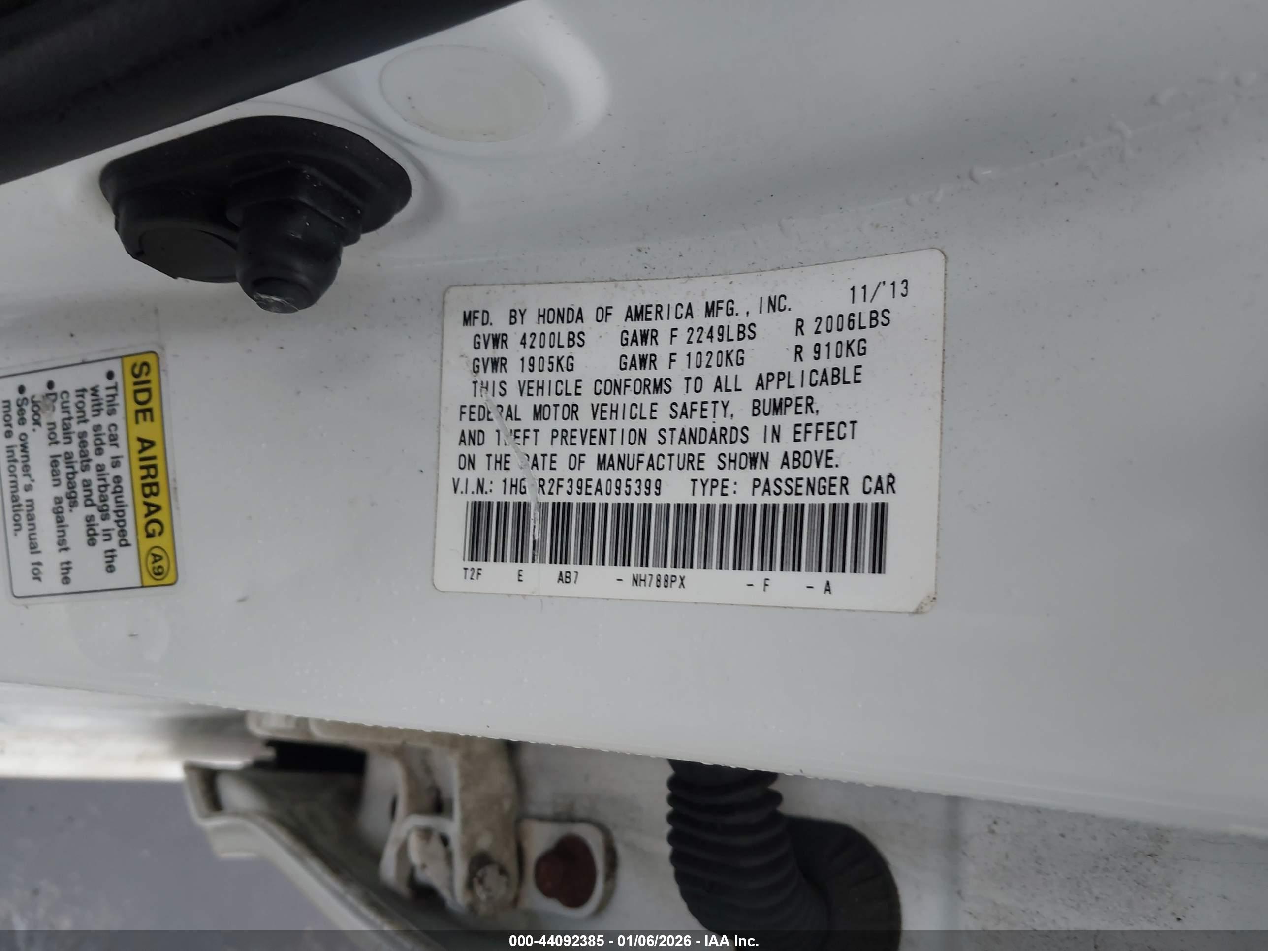 HONDA ACCORD image 9