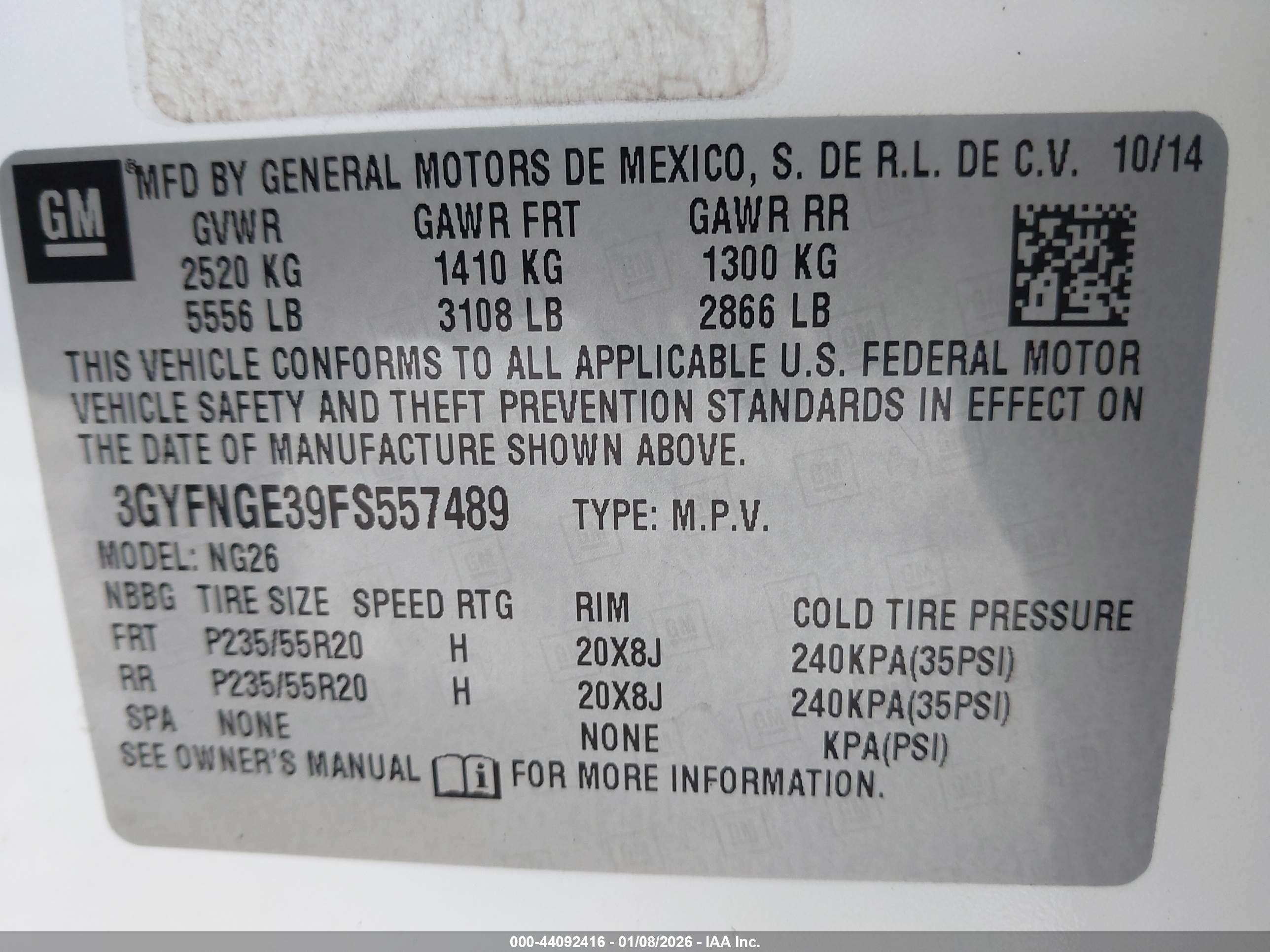 CADILLAC SRX image 9