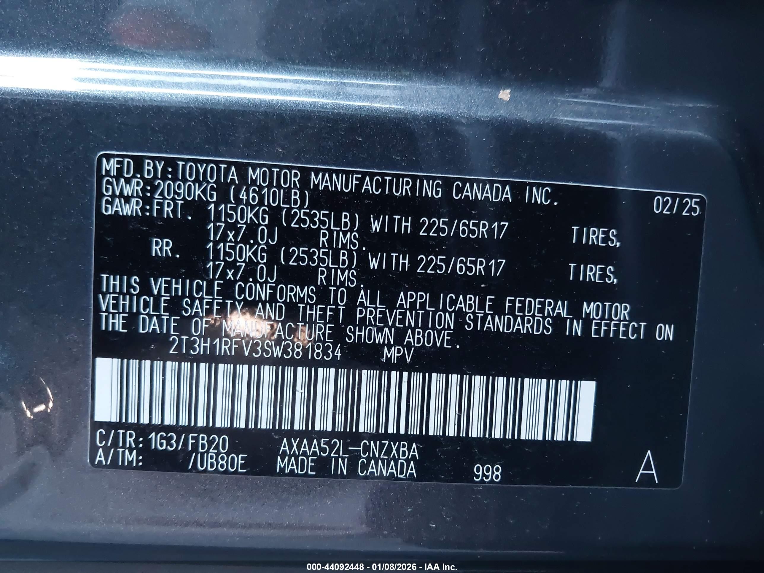 TOYOTA RAV4 image 9