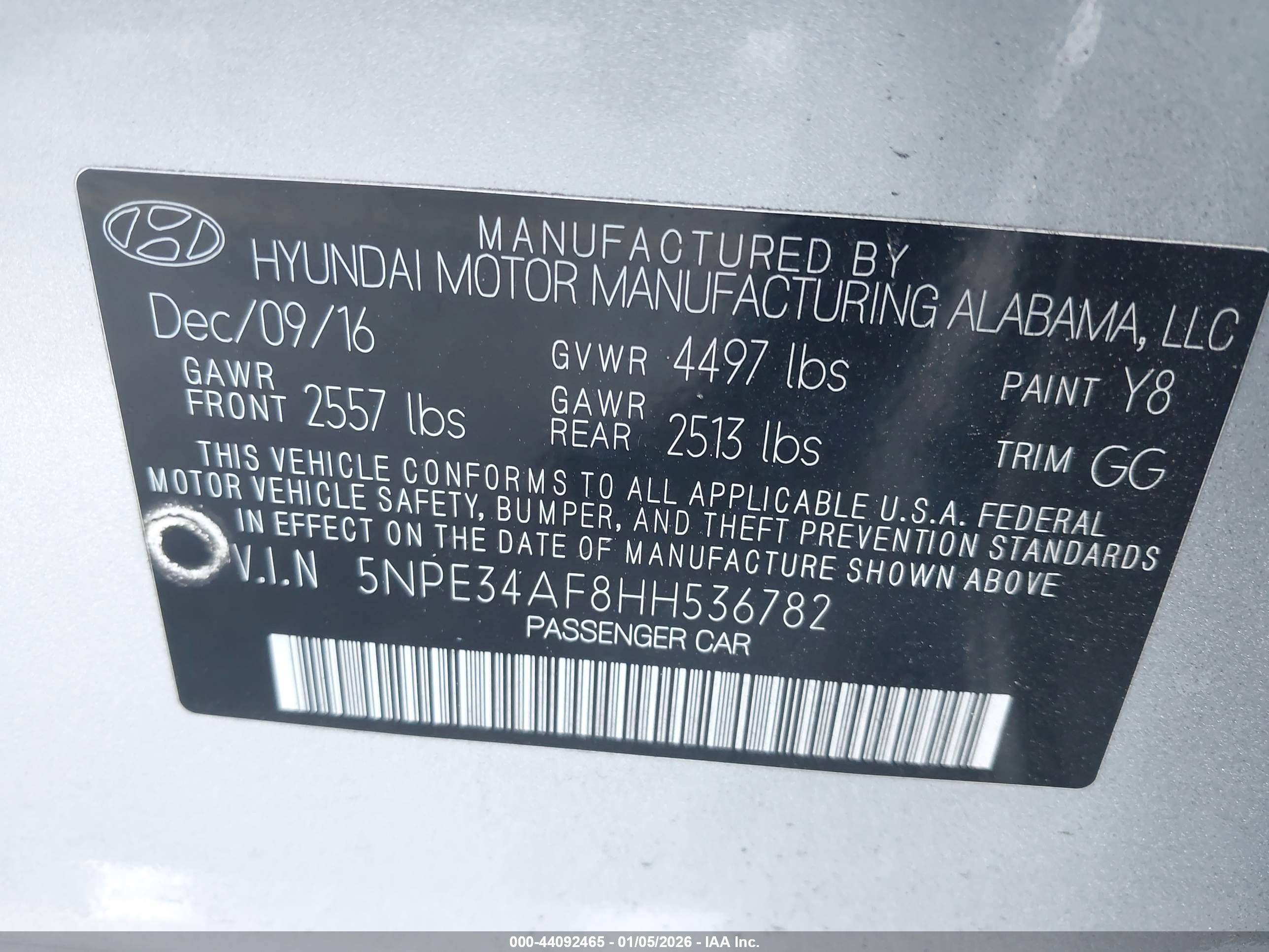 HYUNDAI SONATA image 9