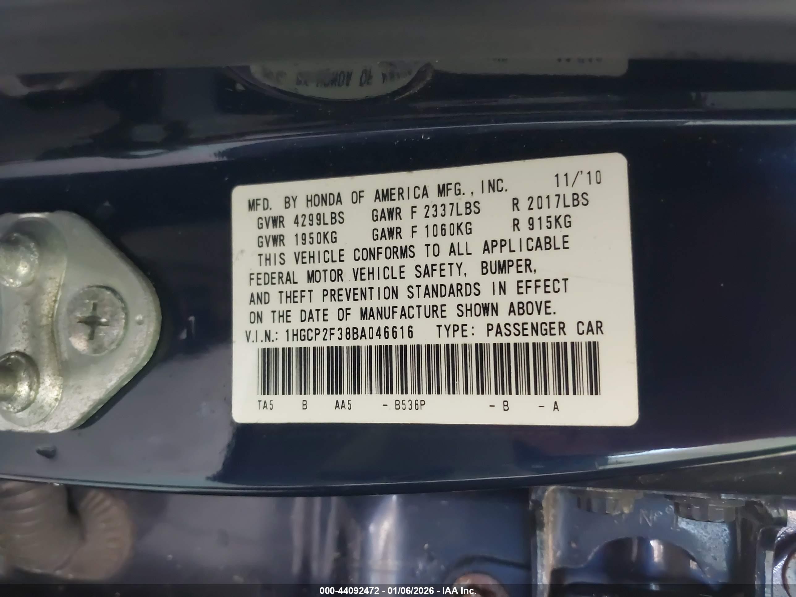 HONDA ACCORD image 9