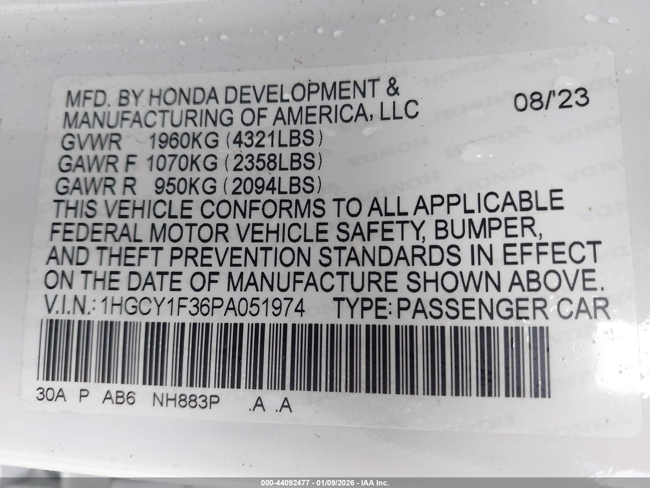HONDA ACCORD image 9