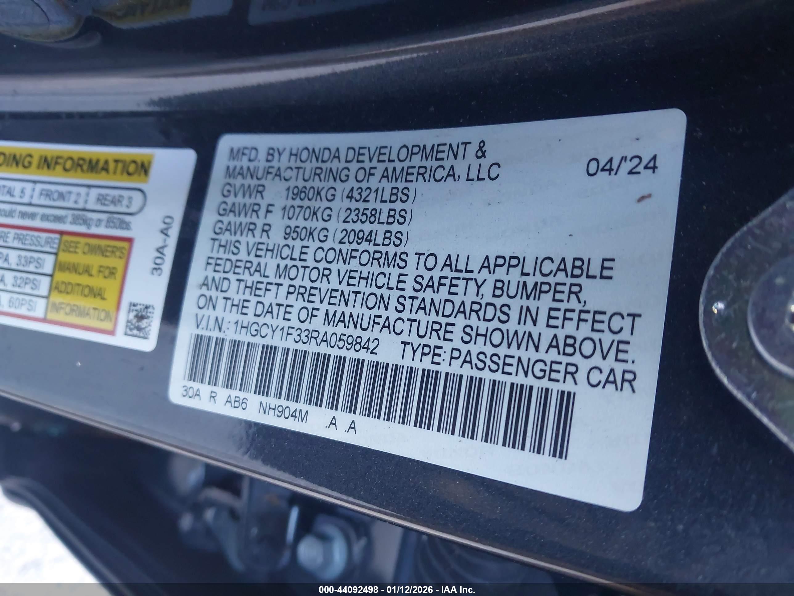 HONDA ACCORD image 9
