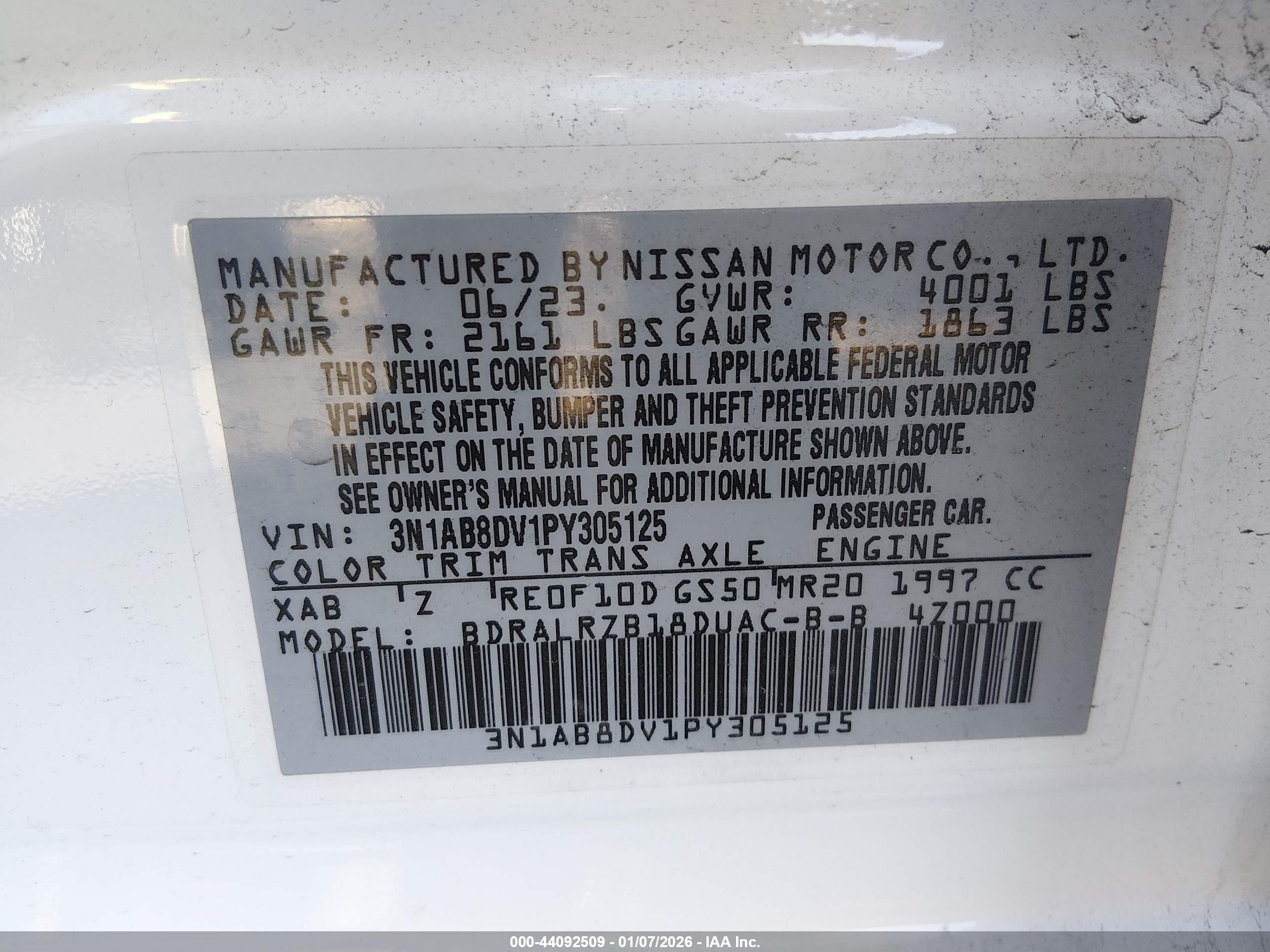 NISSAN SENTRA image 9