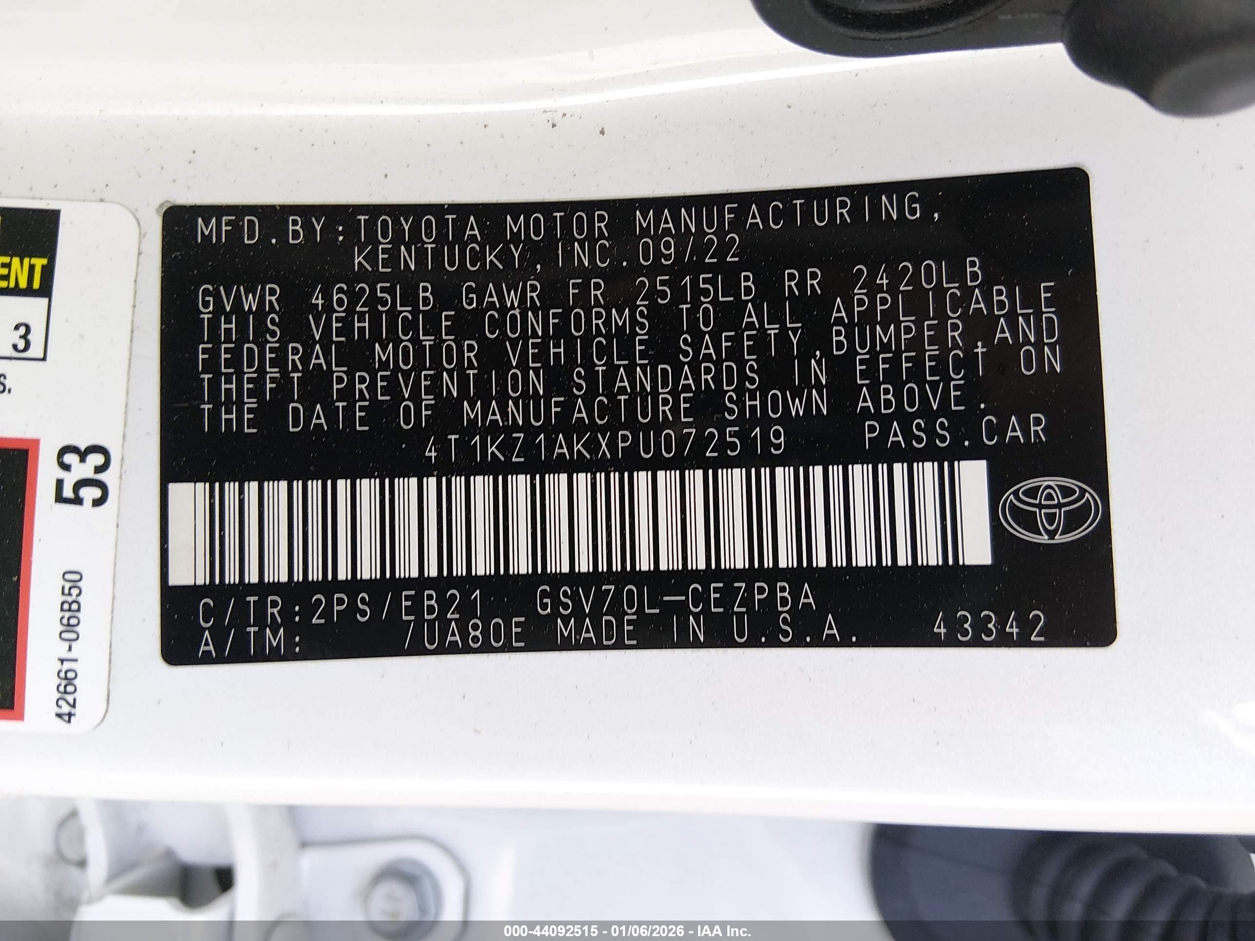 TOYOTA CAMRY image 9
