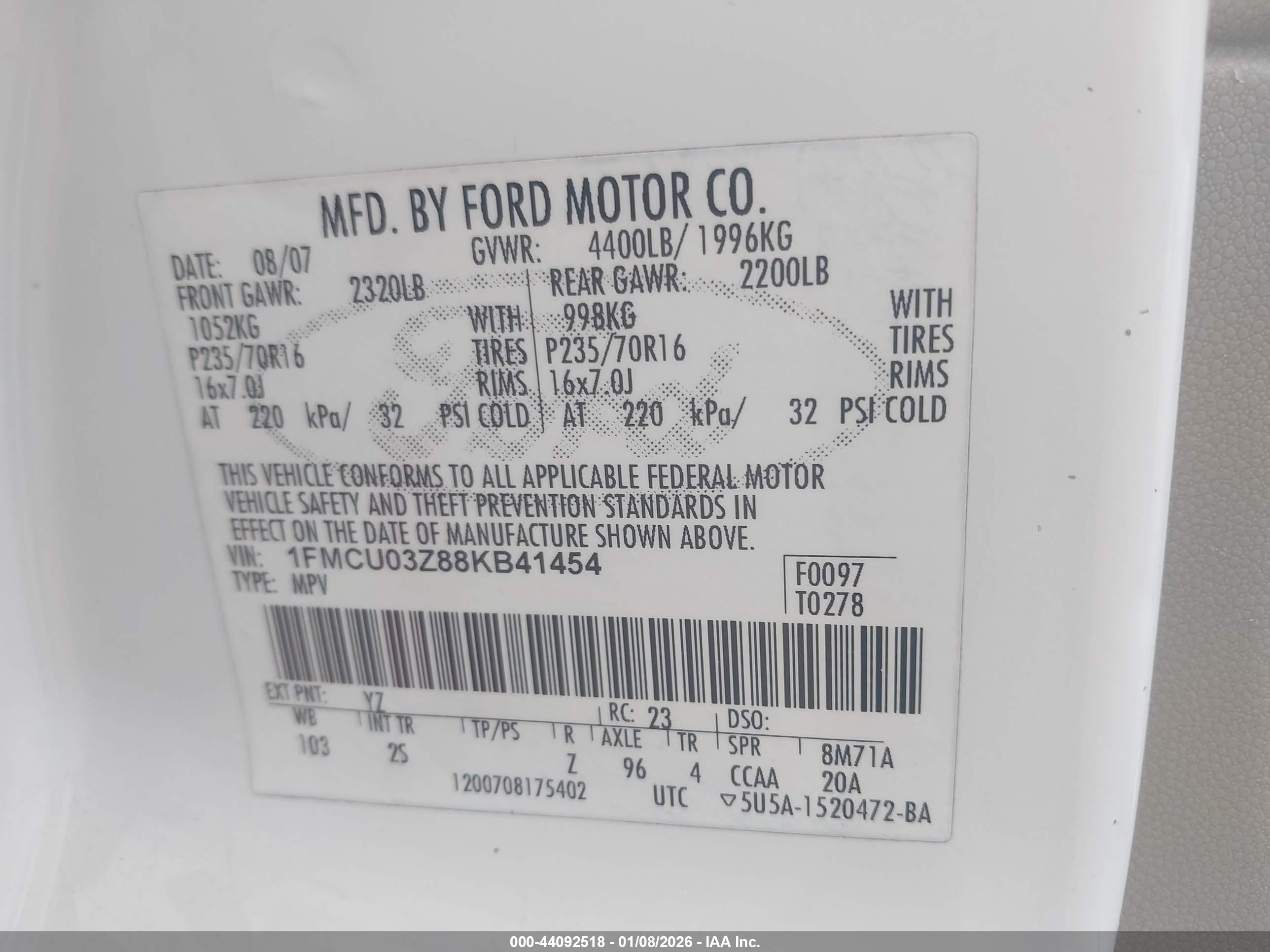 FORD ESCAPE image 9