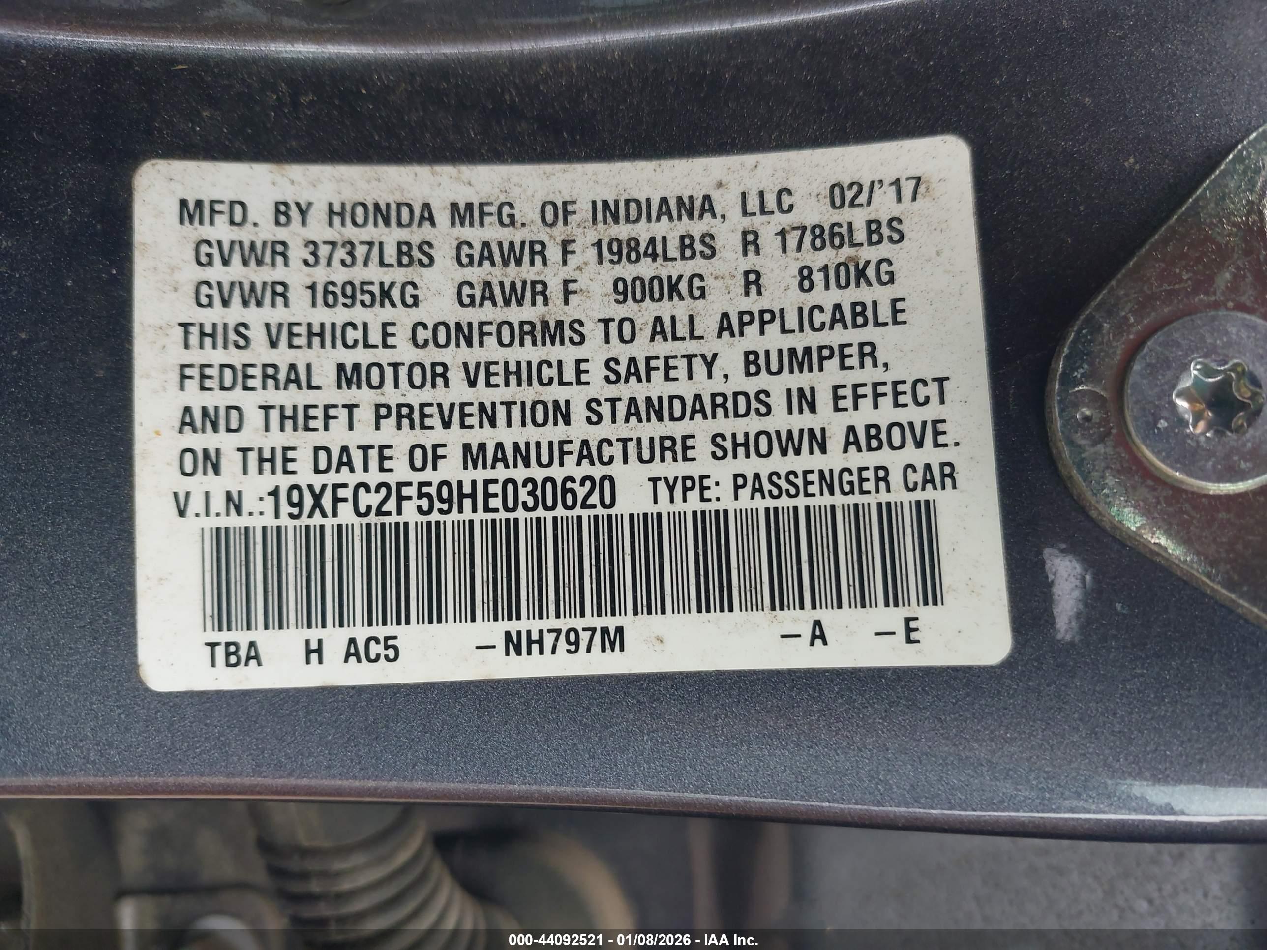 HONDA CIVIC image 9