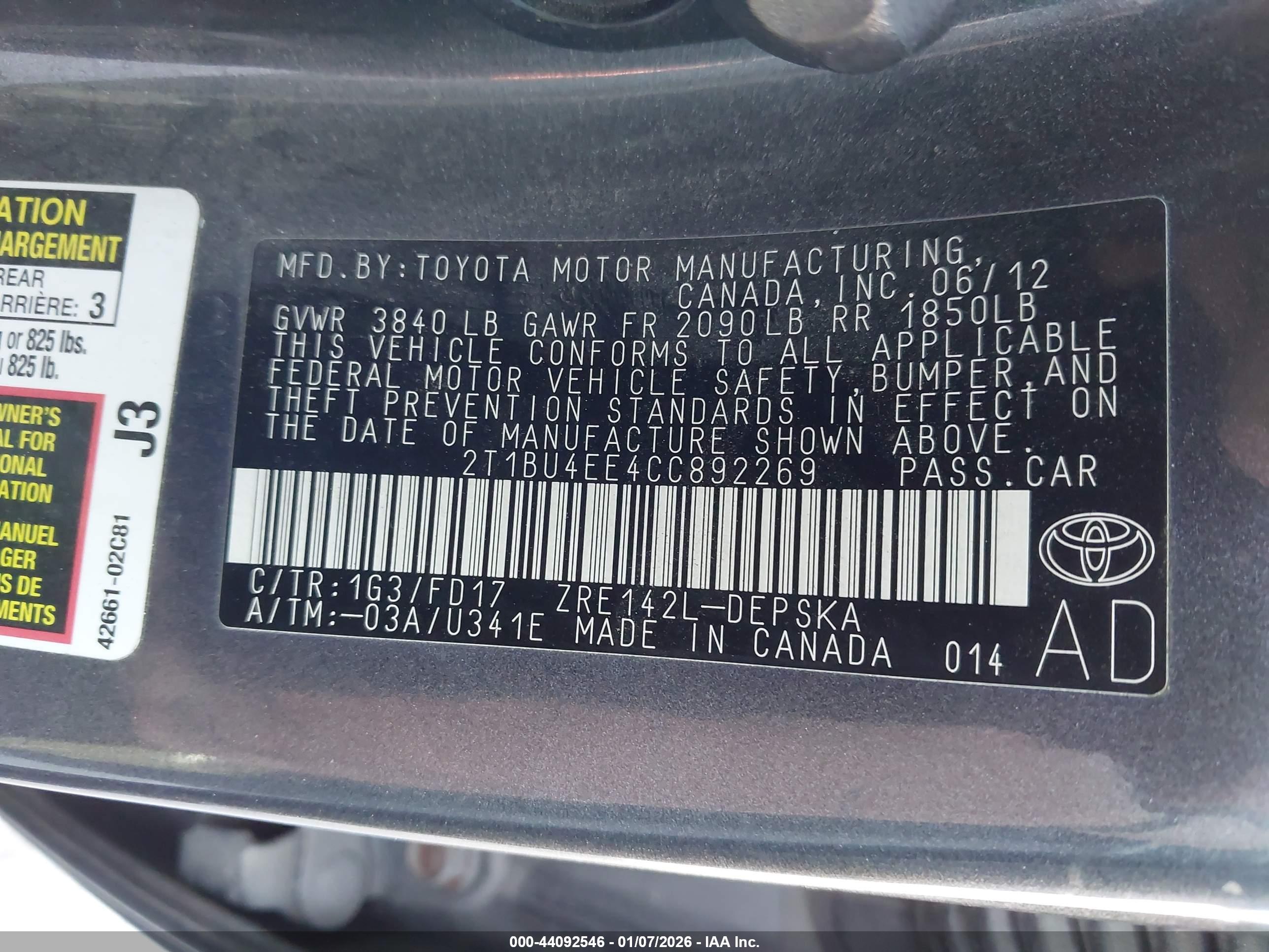 TOYOTA COROLLA image 9