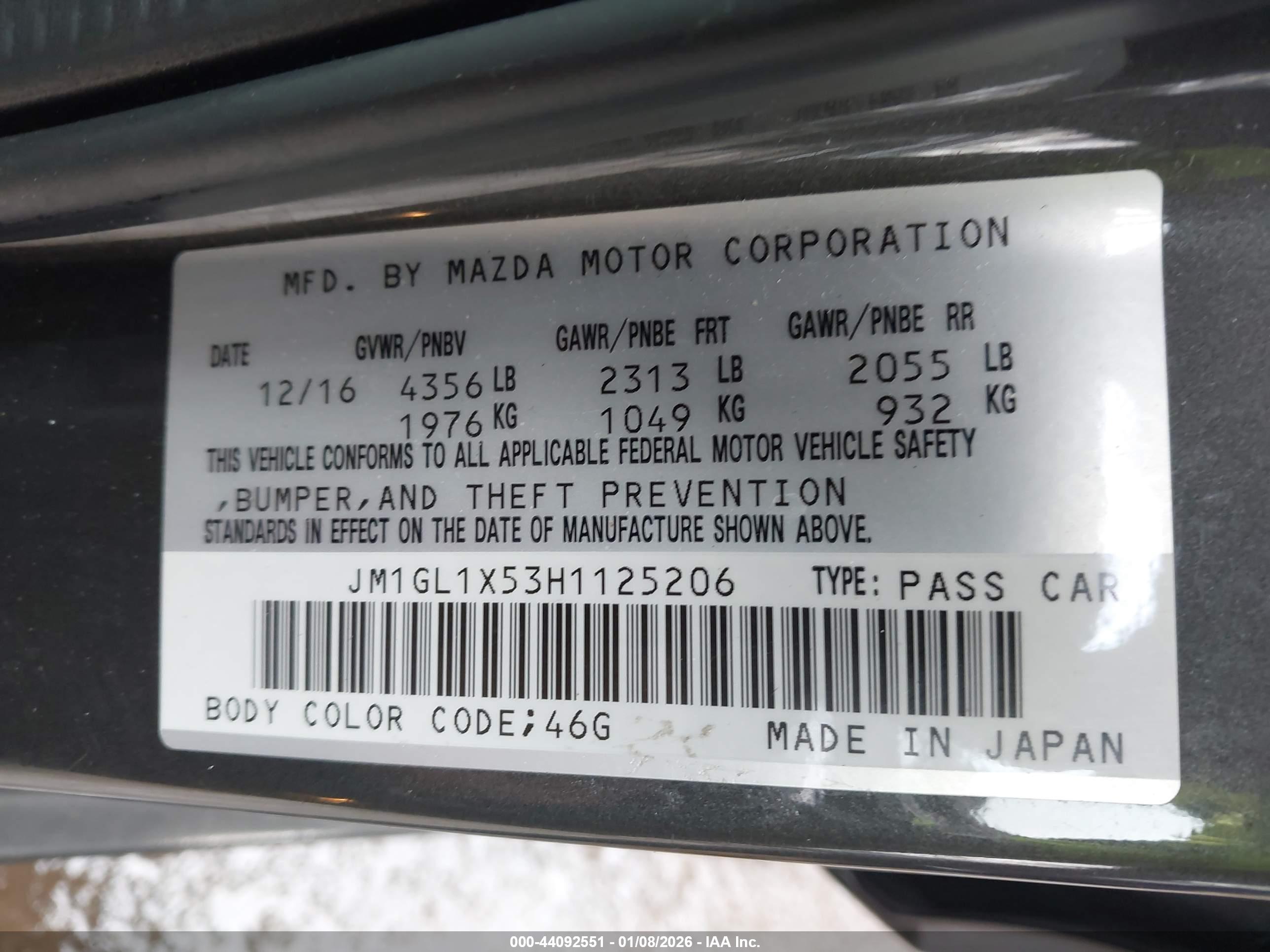 MAZDA MAZDA6 image 9