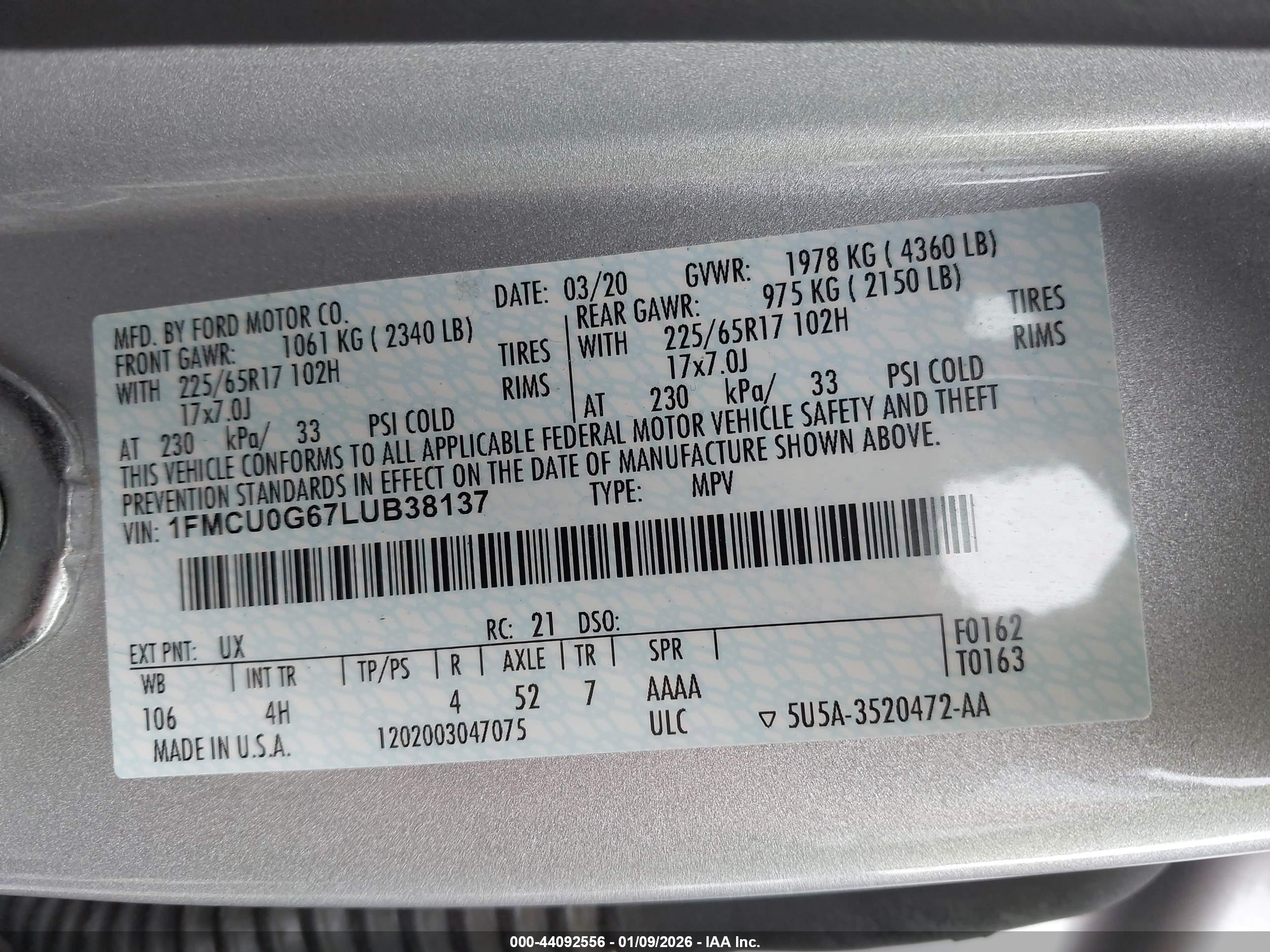 FORD ESCAPE image 9