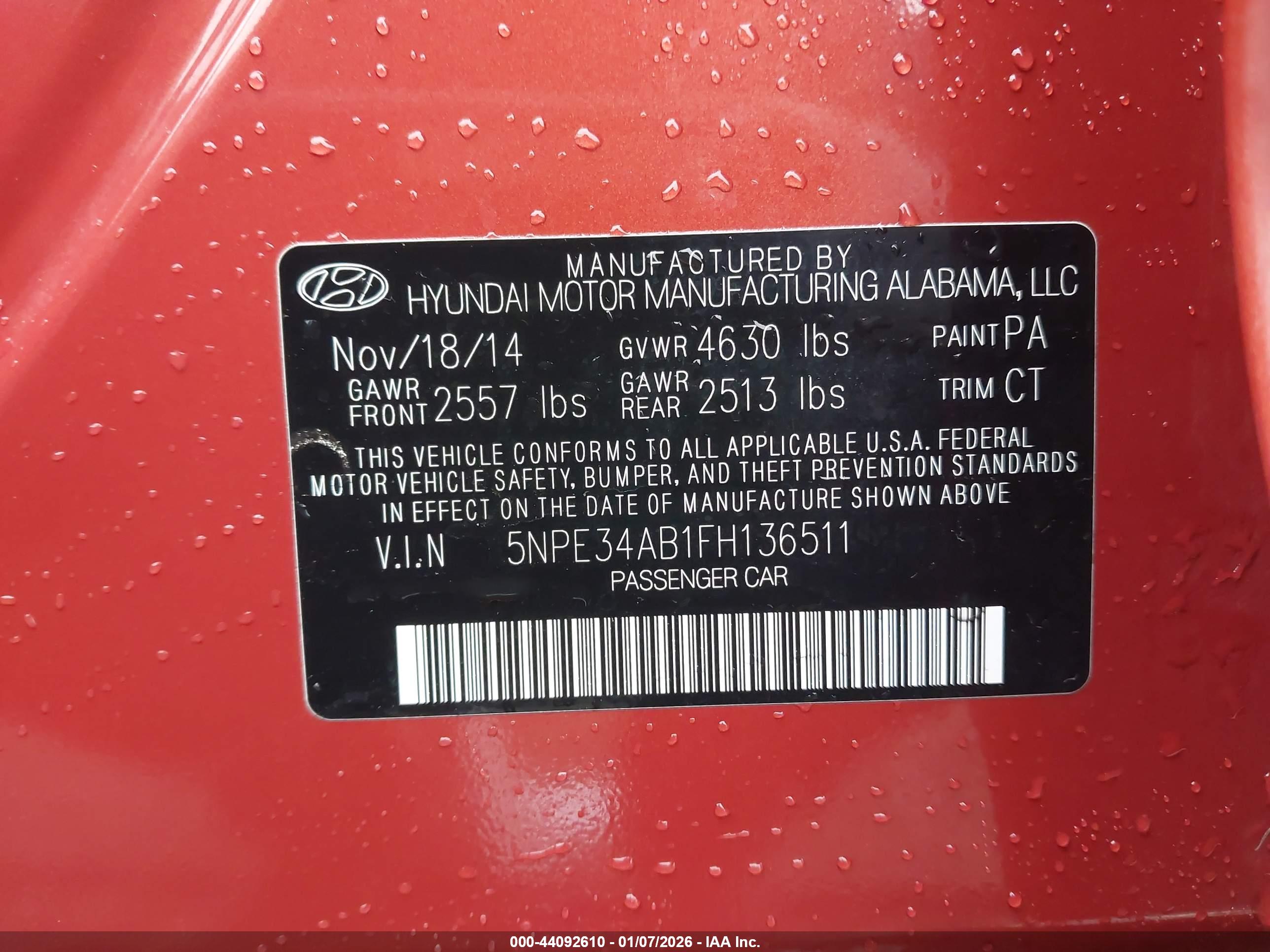 HYUNDAI SONATA image 9