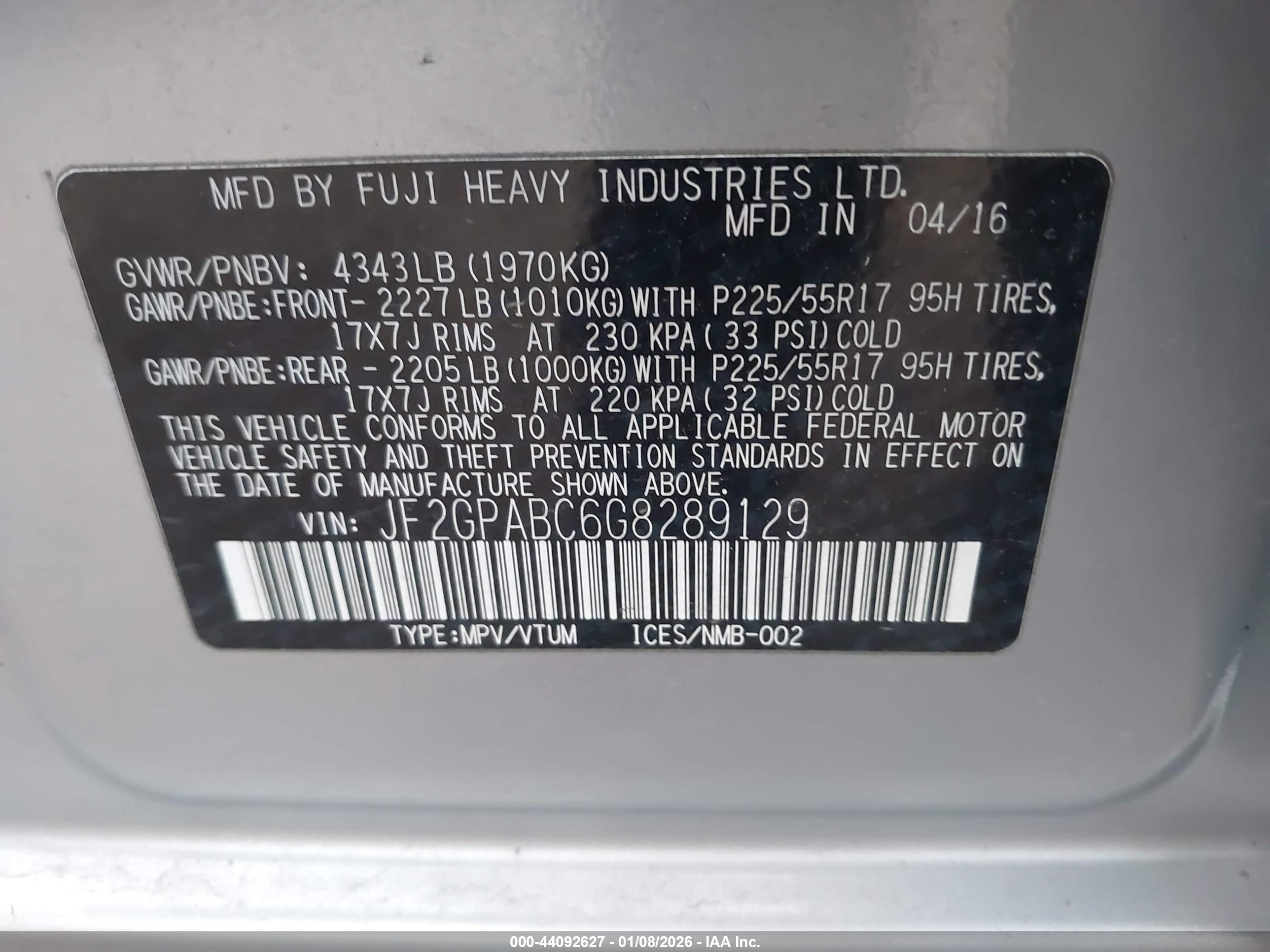 SUBARU CROSSTREK image 9