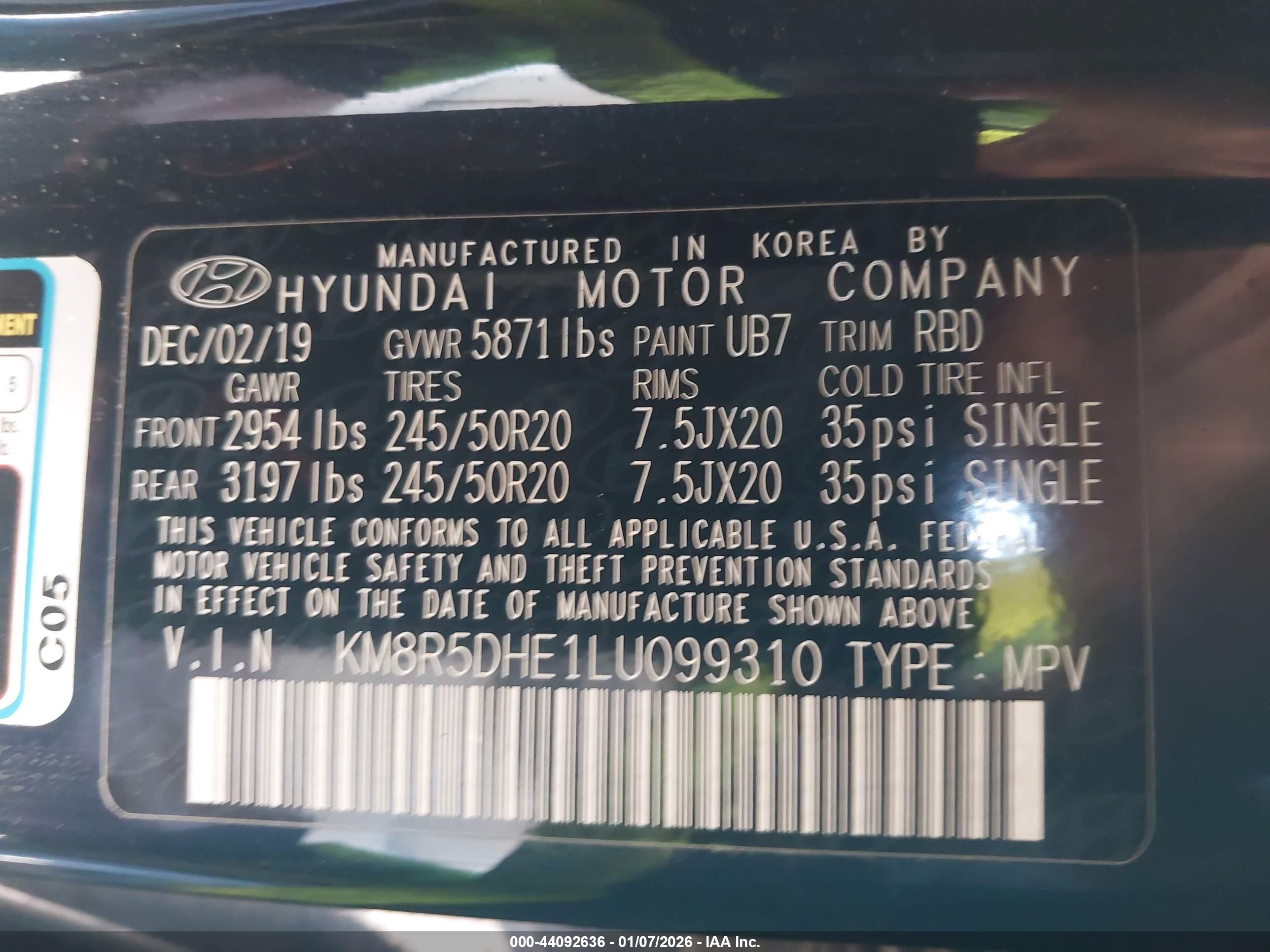 HYUNDAI PALISADE image 9