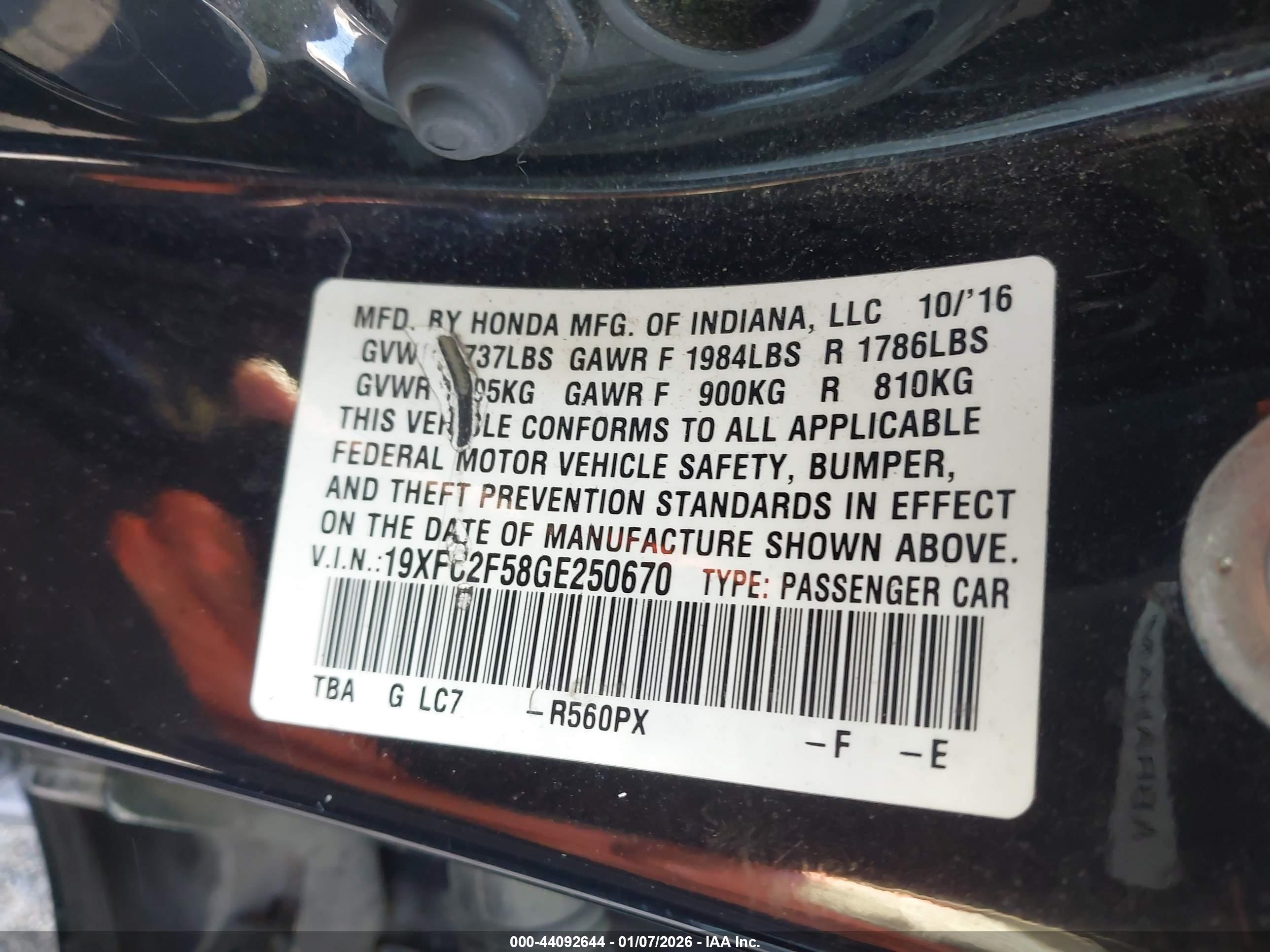 HONDA CIVIC image 9