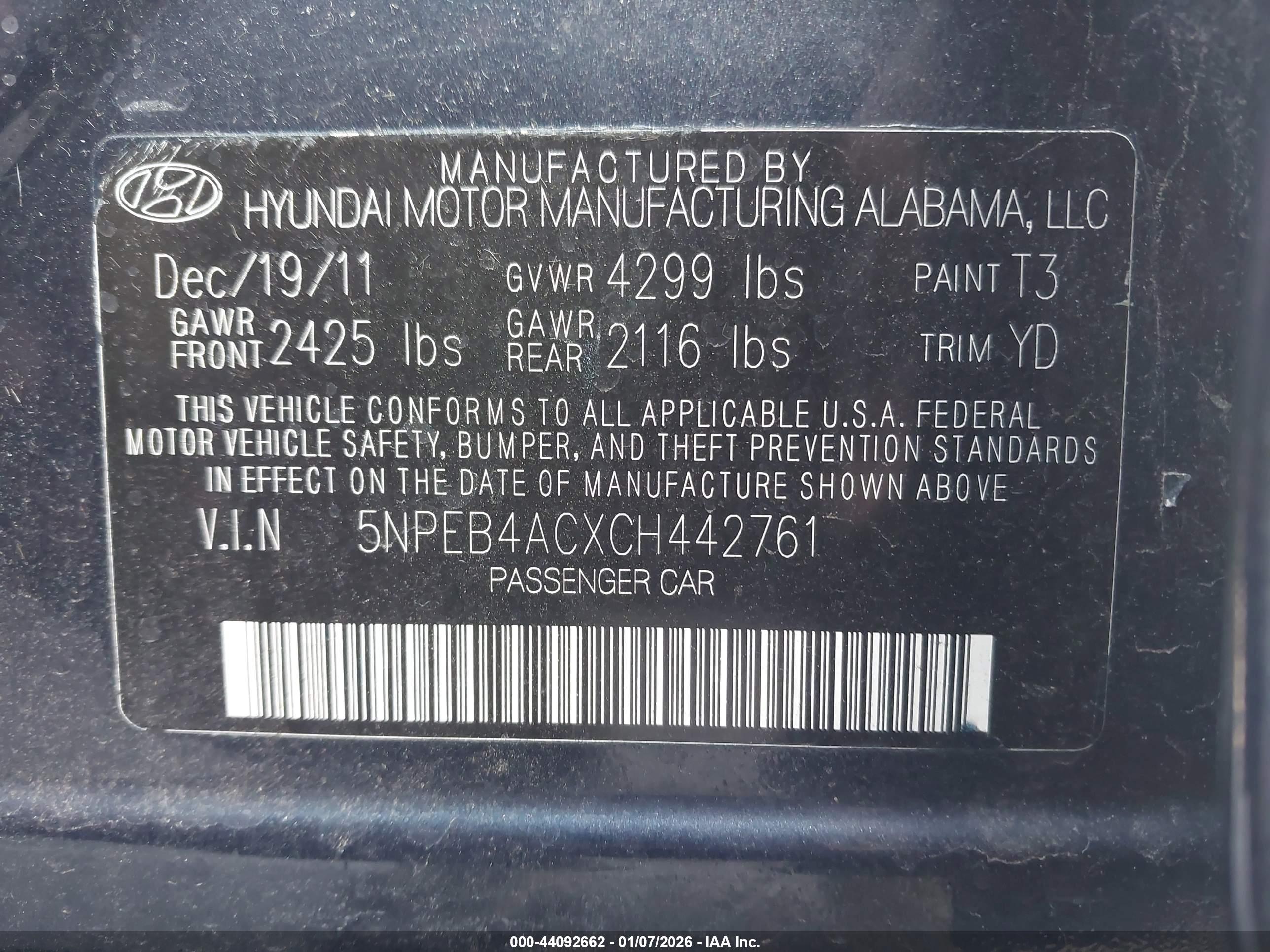 HYUNDAI SONATA image 9