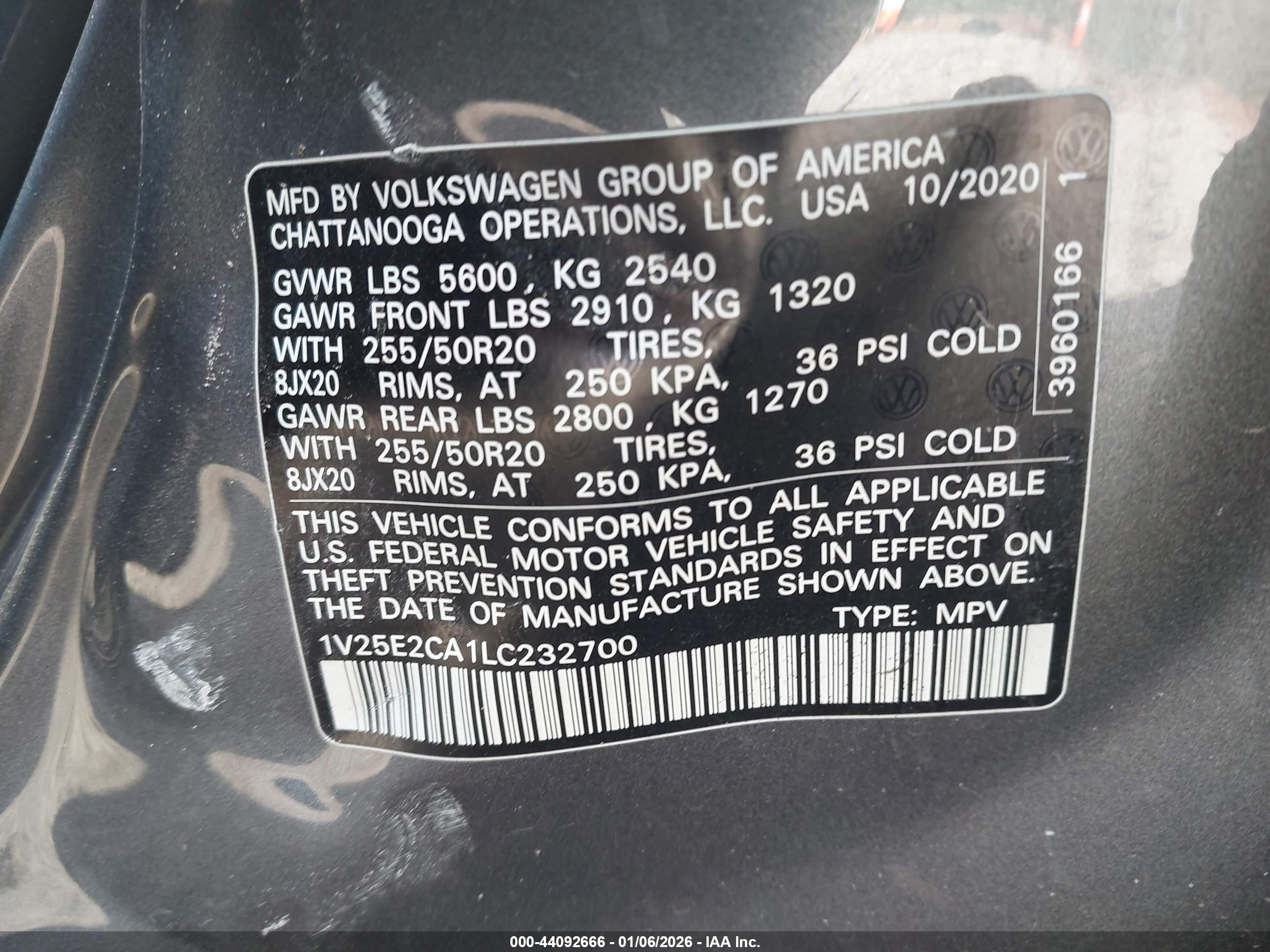 VOLKSWAGEN ATLAS image 9
