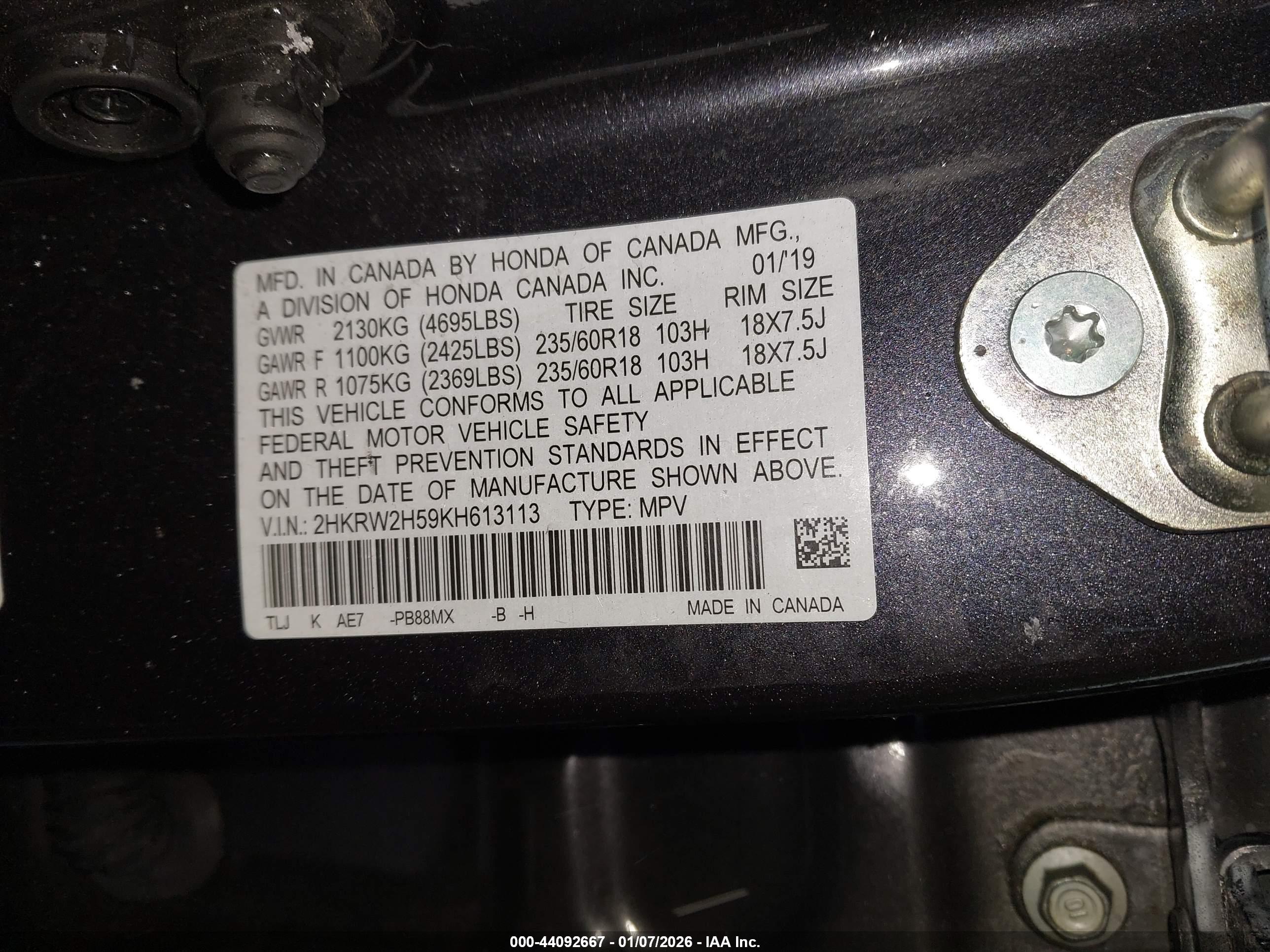 HONDA CR-V image 9