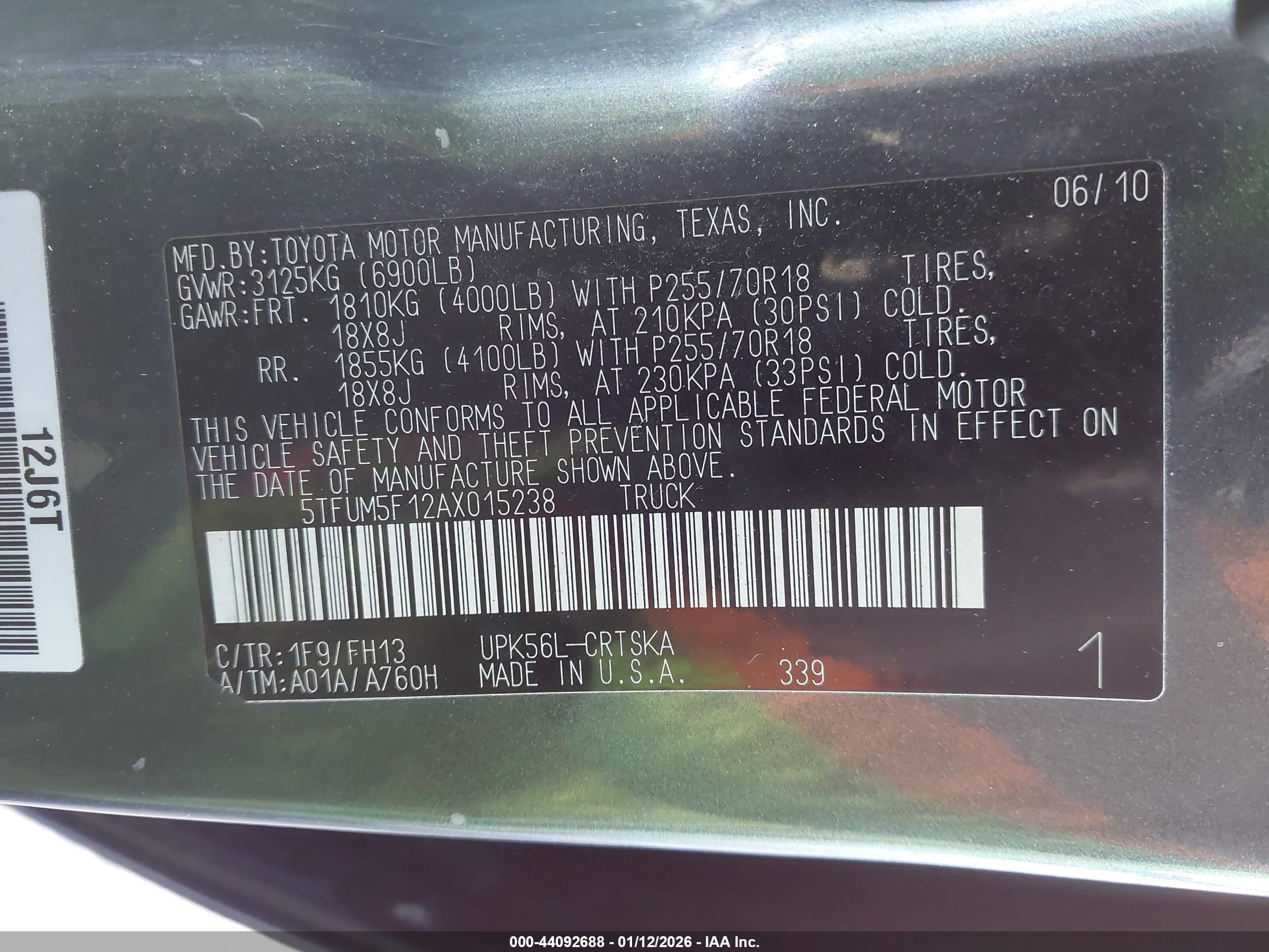 TOYOTA TUNDRA image 9