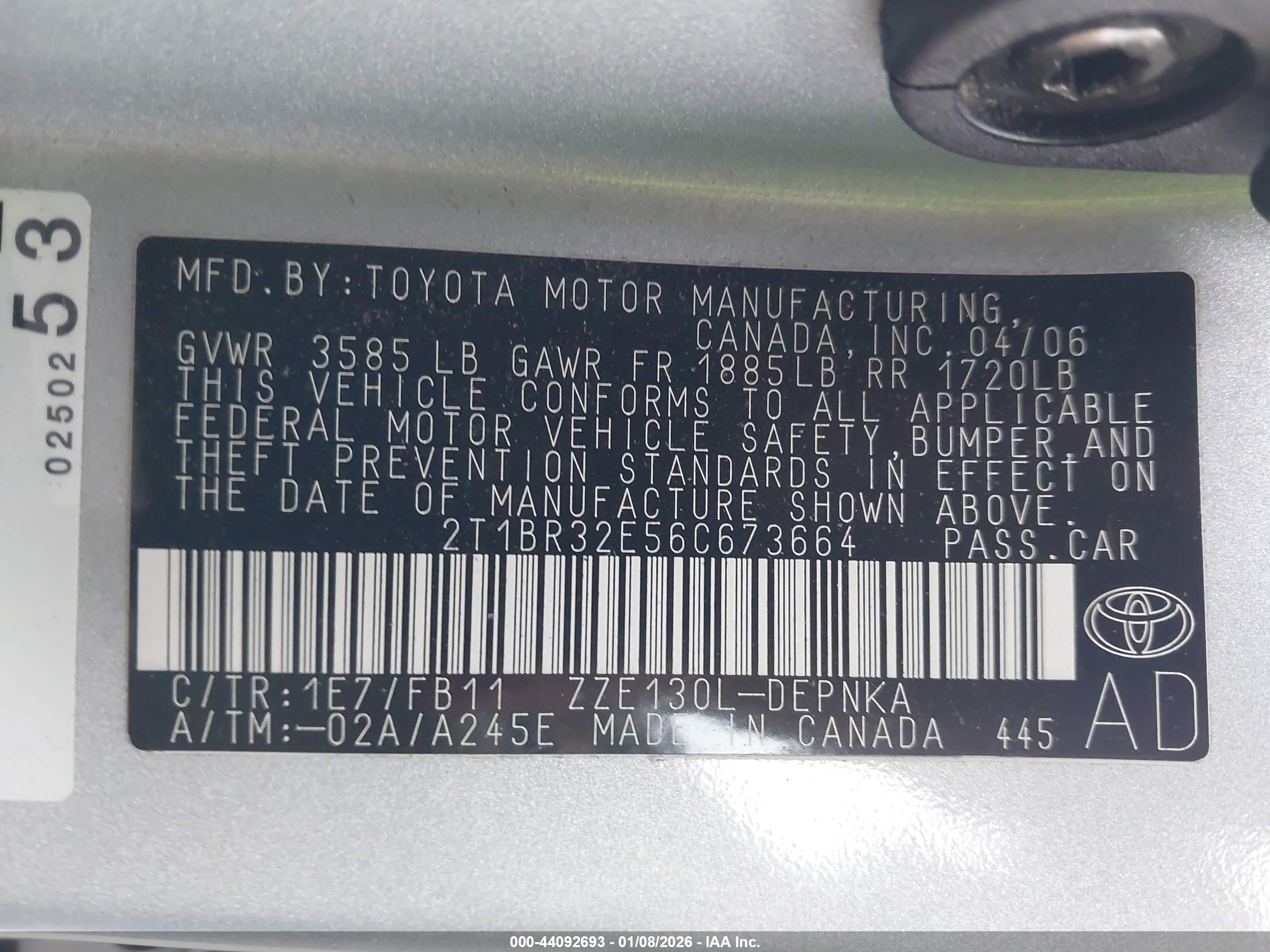 TOYOTA COROLLA image 9