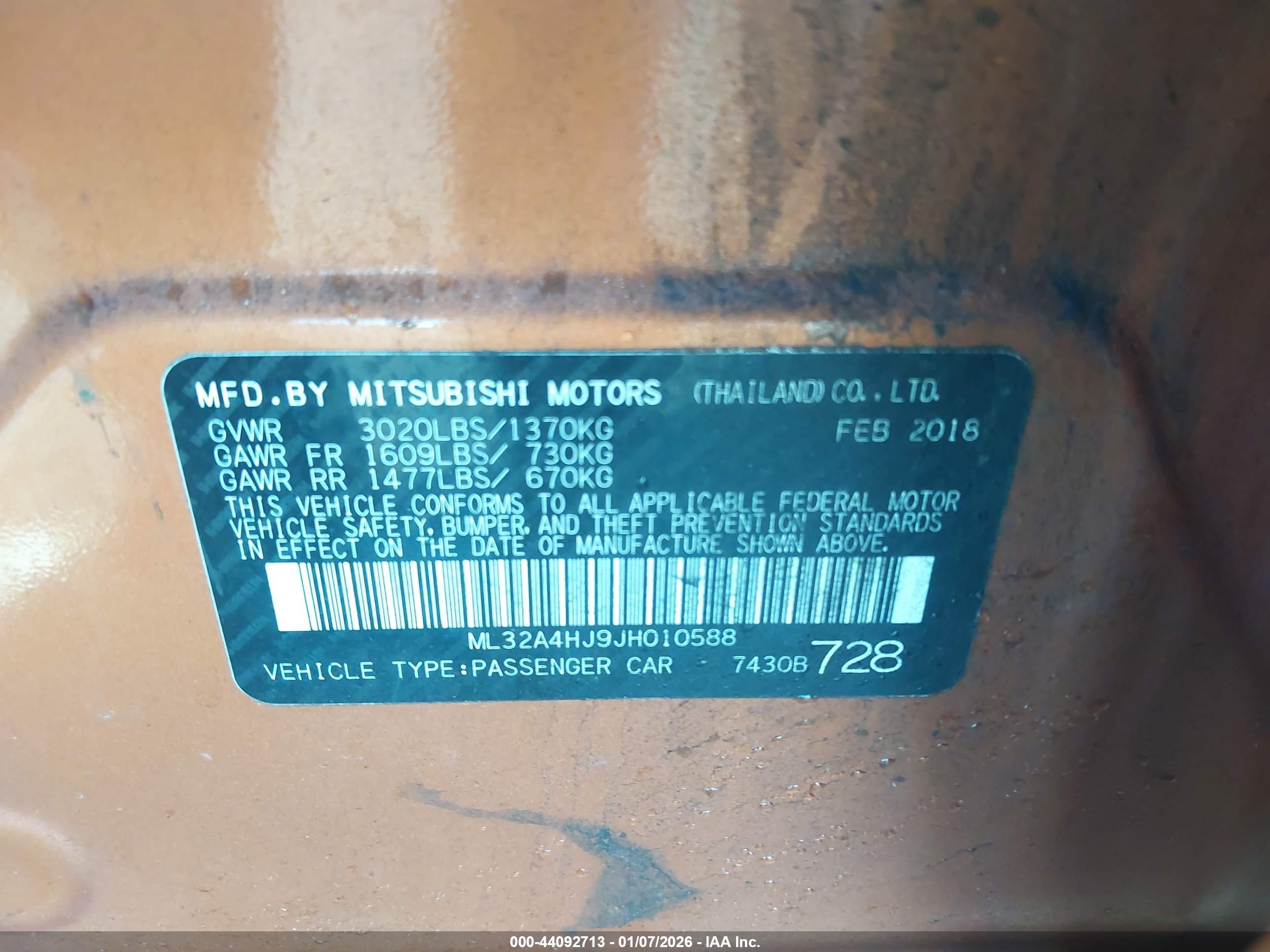 MITSUBISHI MIRAGE image 9