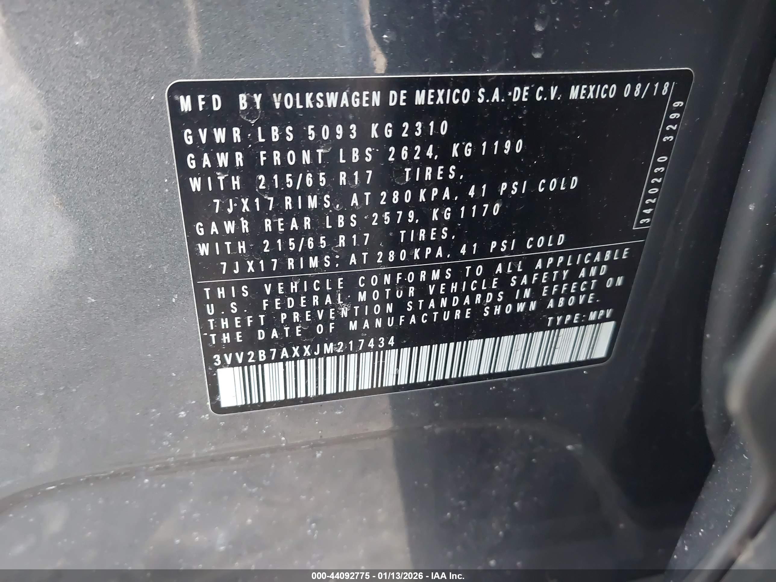VOLKSWAGEN TIGUAN image 9
