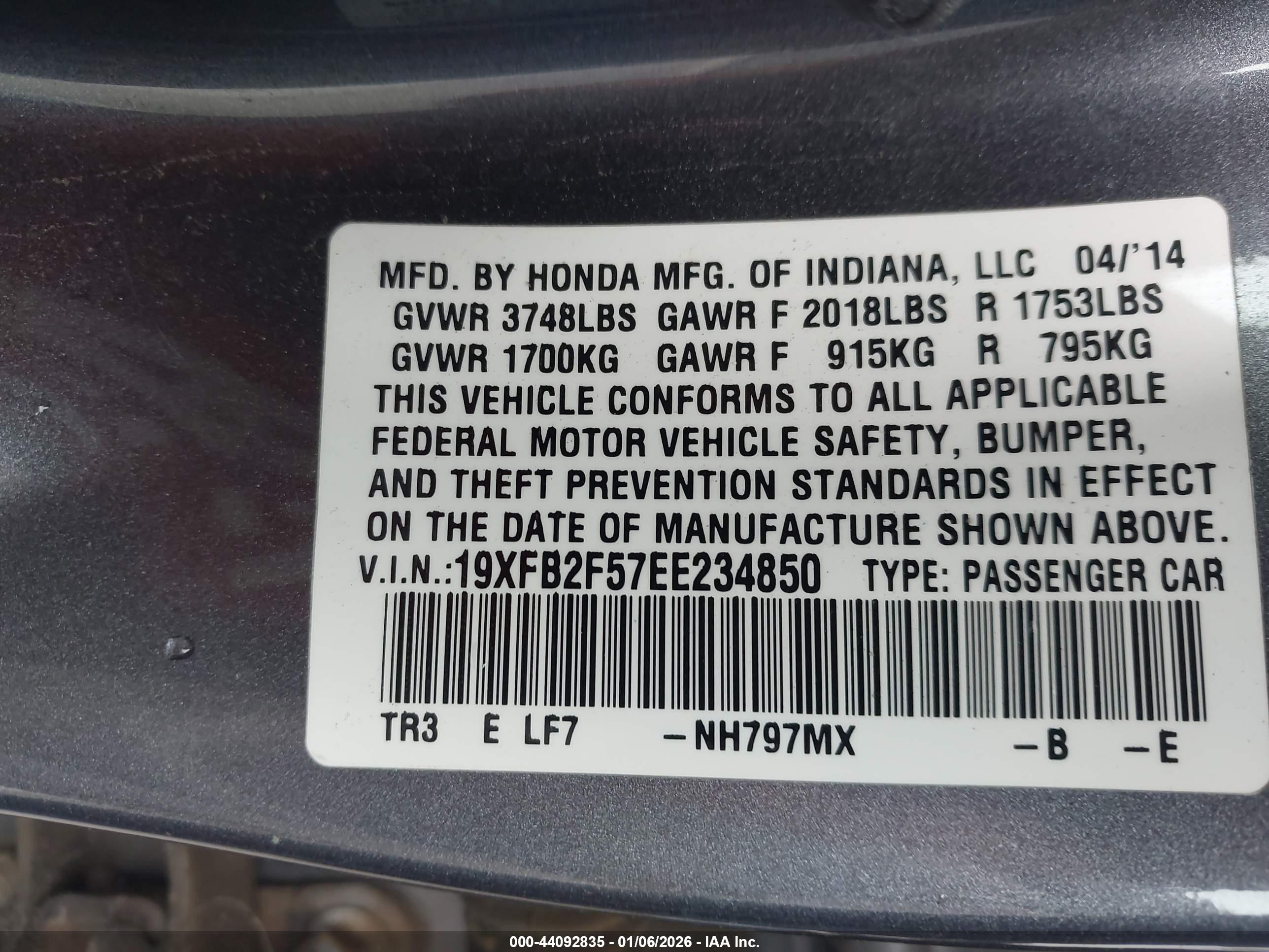 HONDA CIVIC image 9