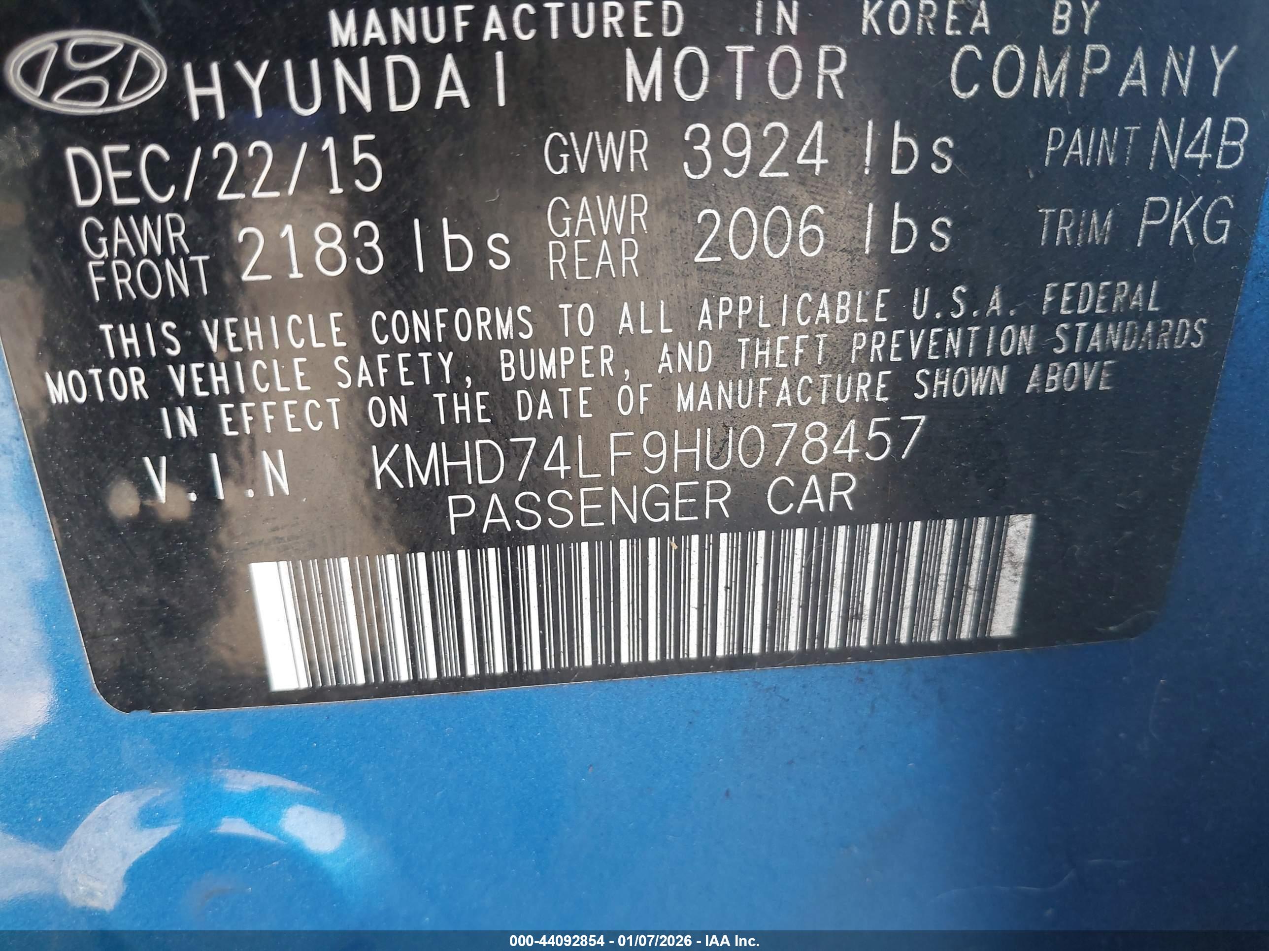 HYUNDAI ELANTRA image 9