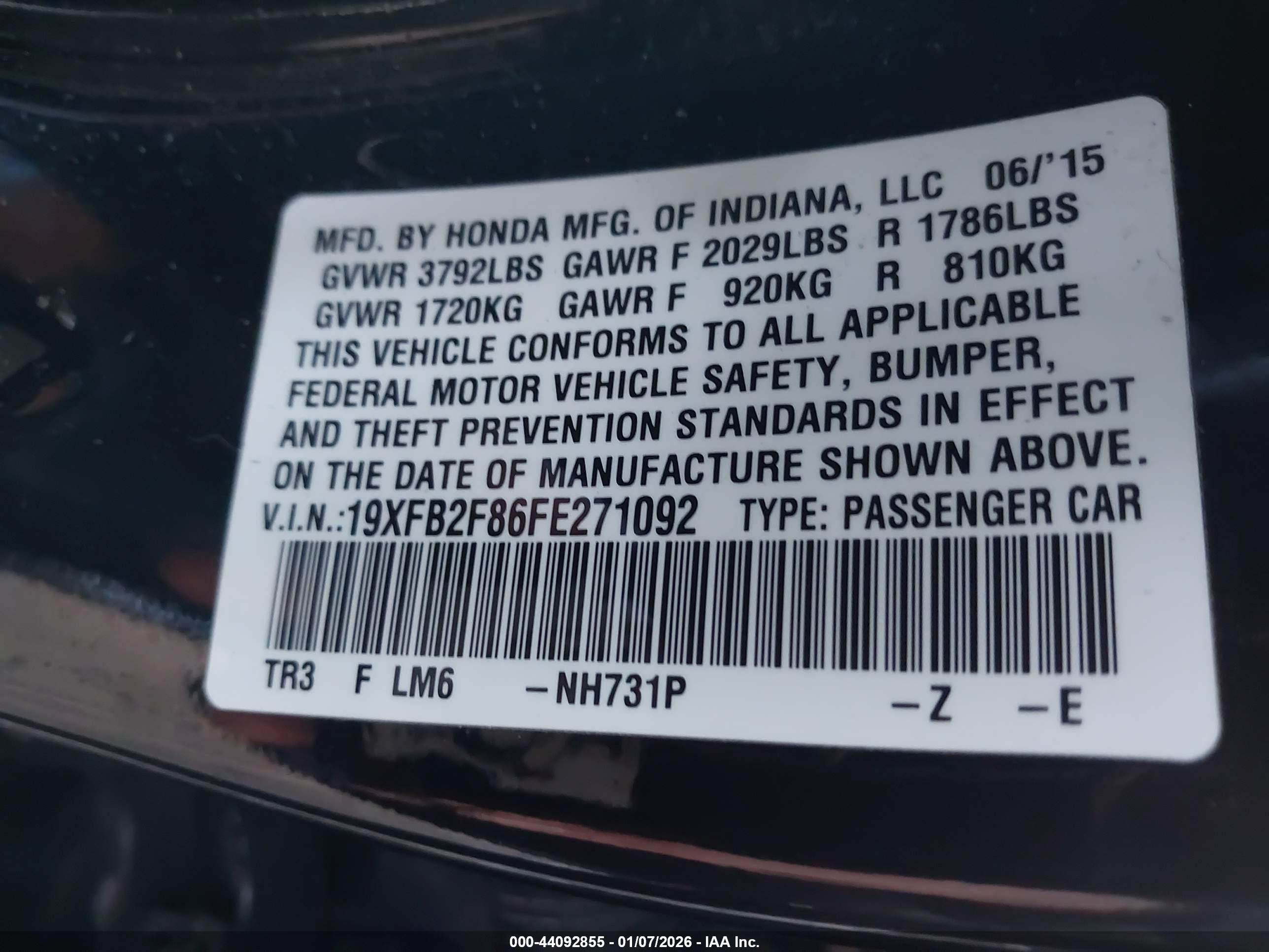 HONDA CIVIC image 9