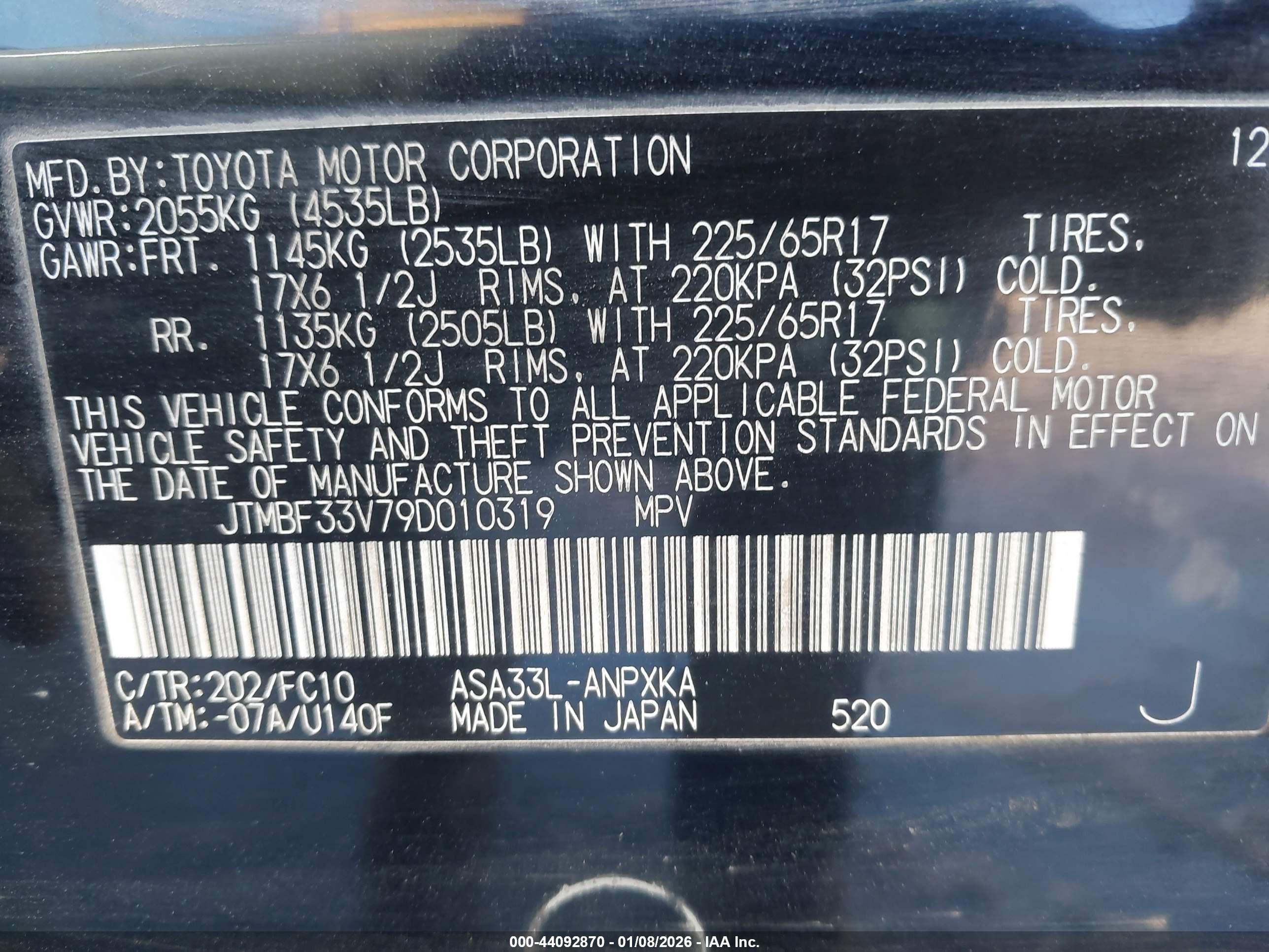 TOYOTA RAV4 image 9