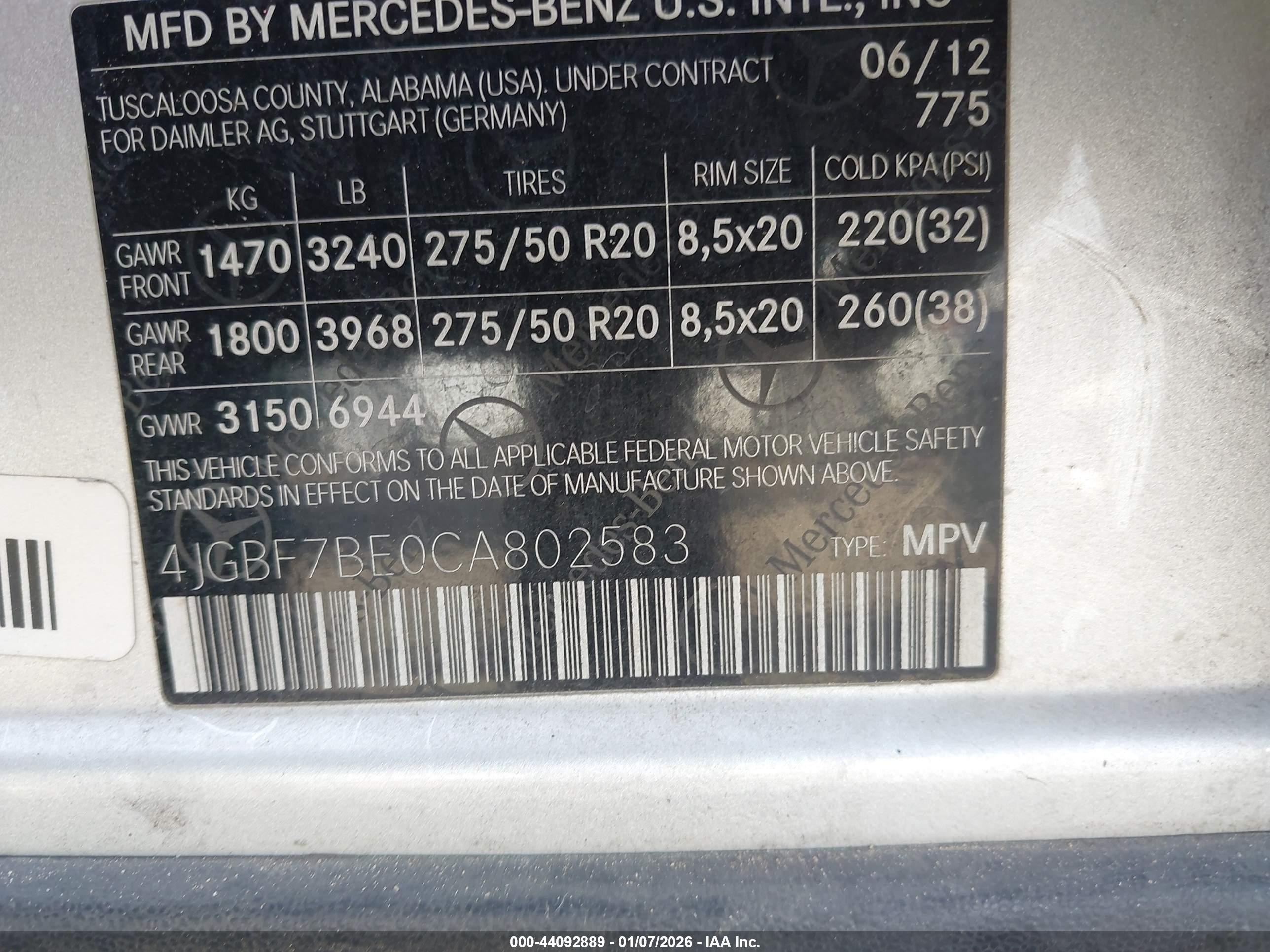 MERCEDES-BENZ GL image 9