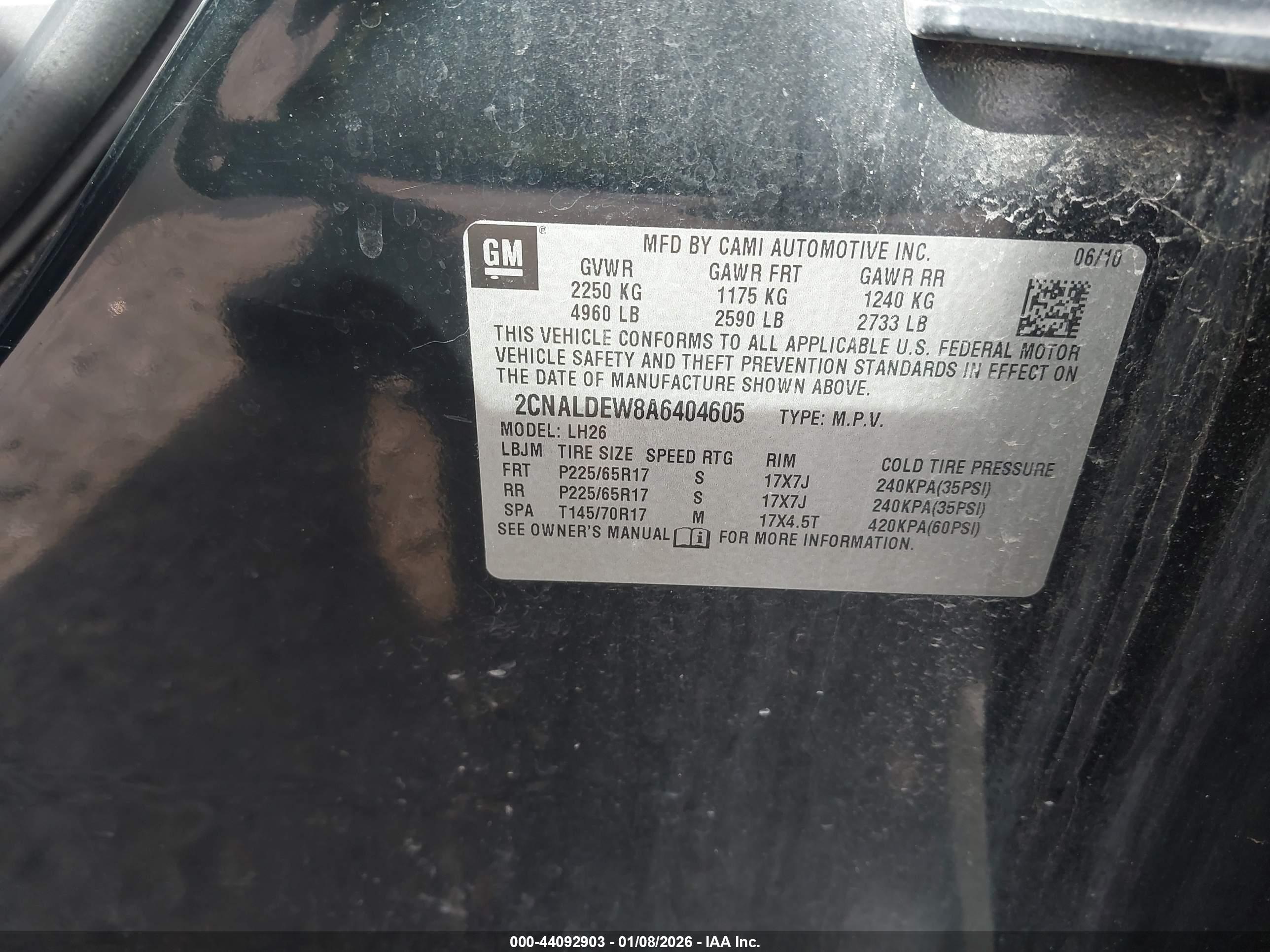 CHEVROLET EQUINOX image 9