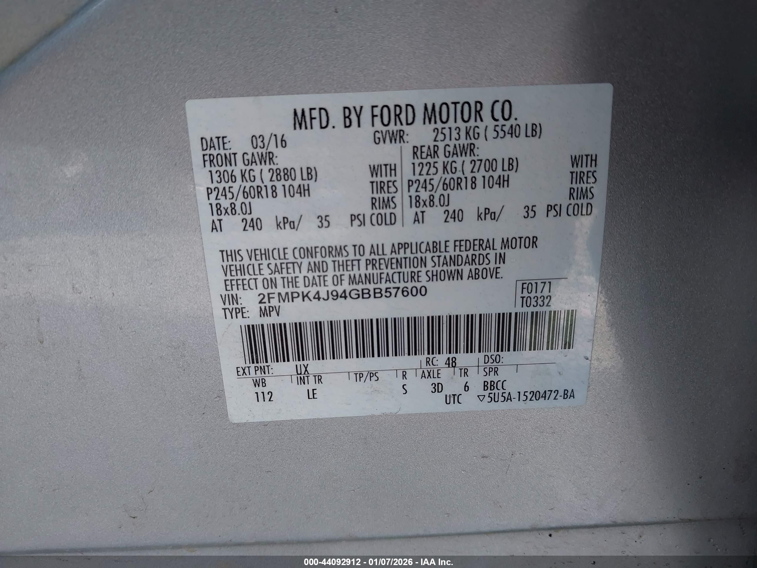 FORD EDGE image 9