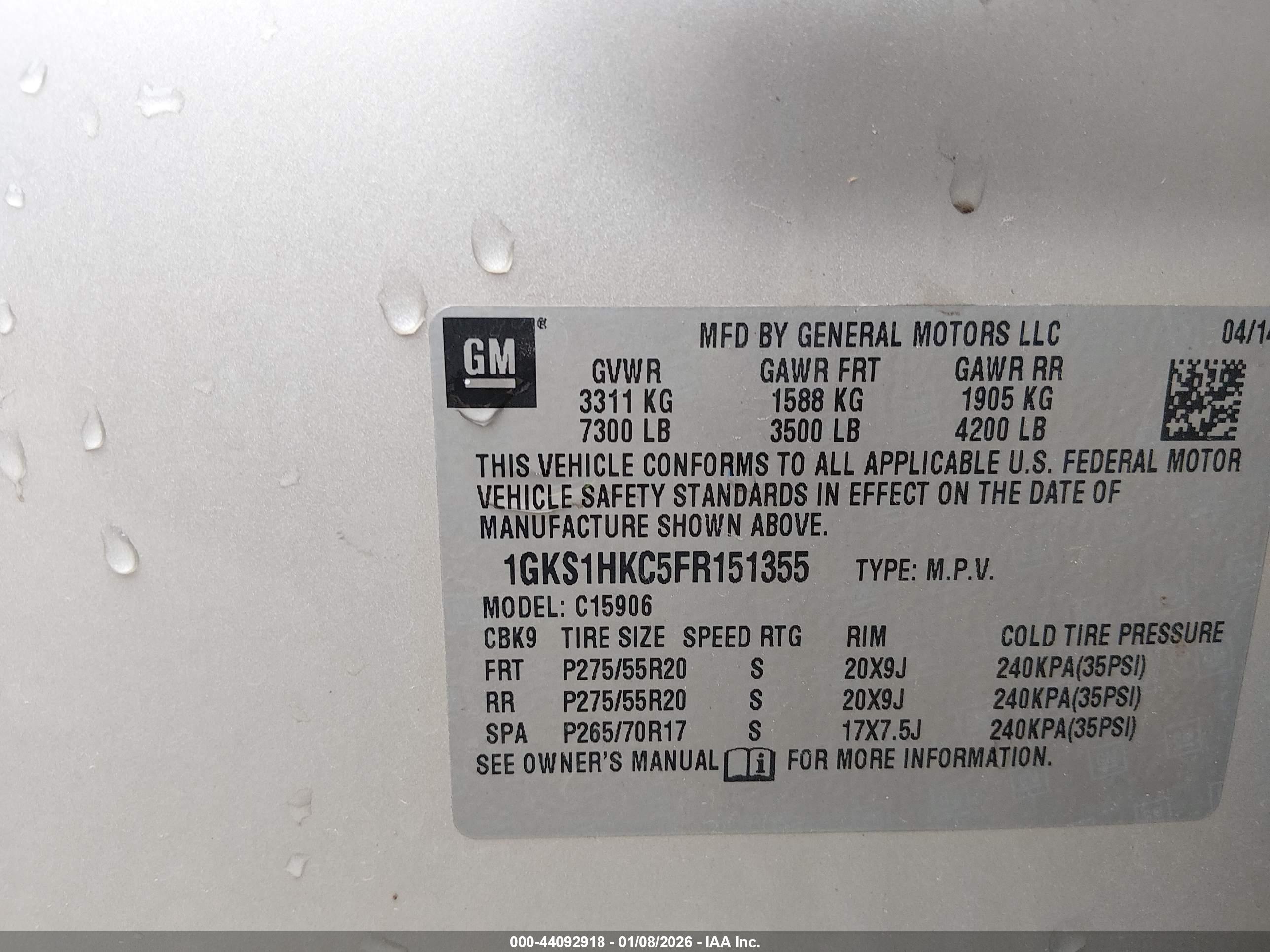 GMC YUKON image 9