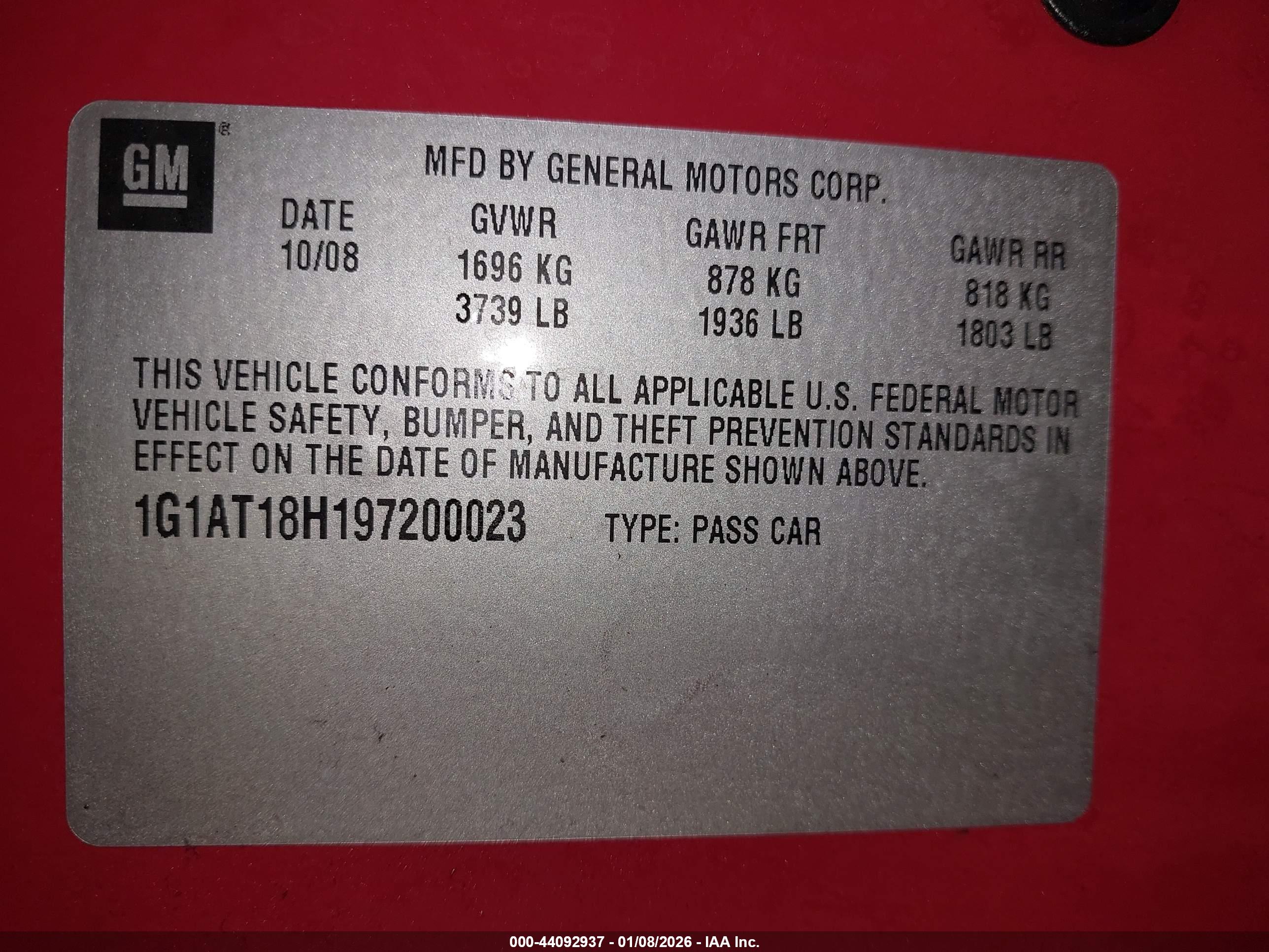 CHEVROLET COBALT image 9