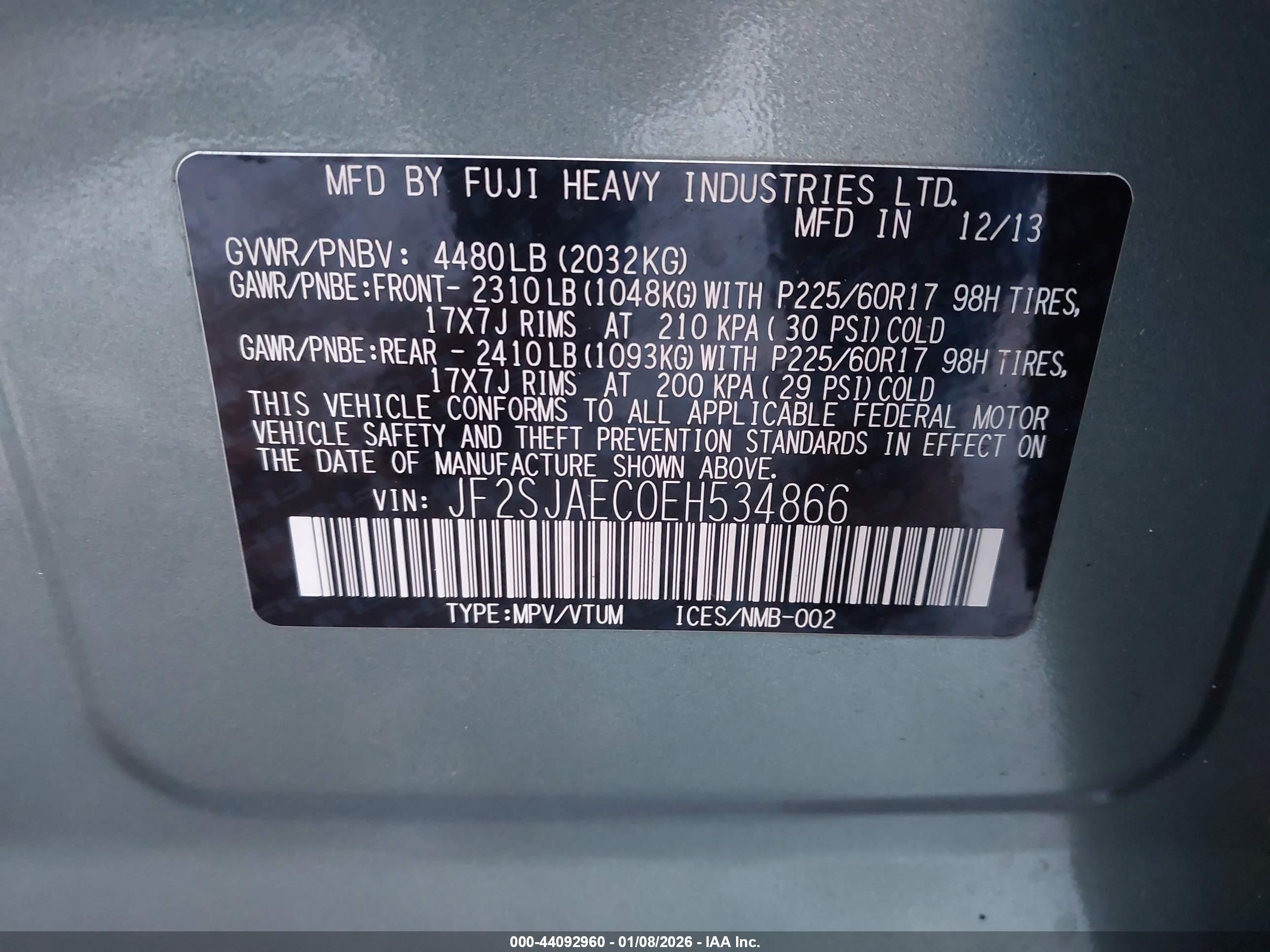 SUBARU FORESTER image 9