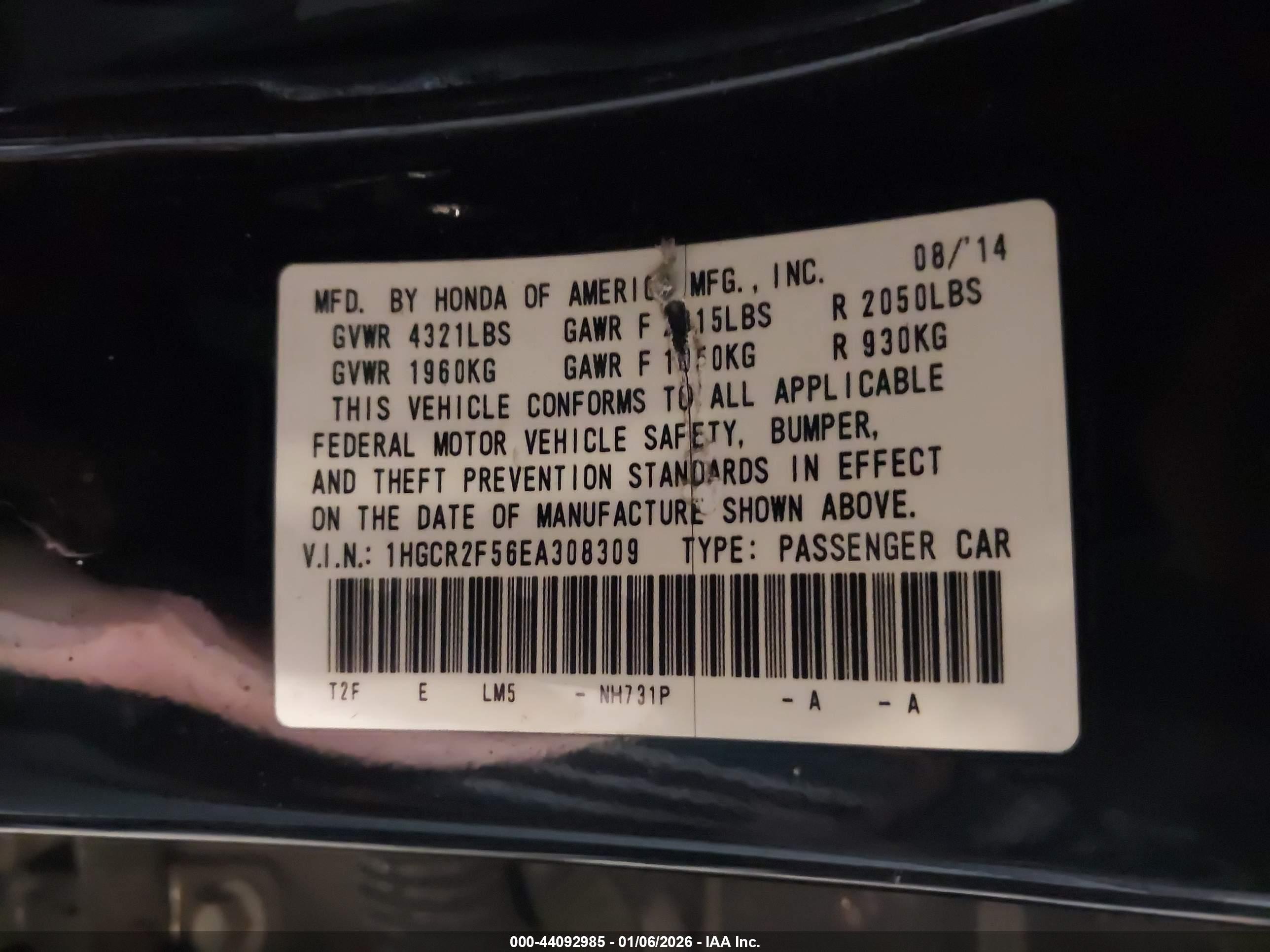 HONDA ACCORD image 9