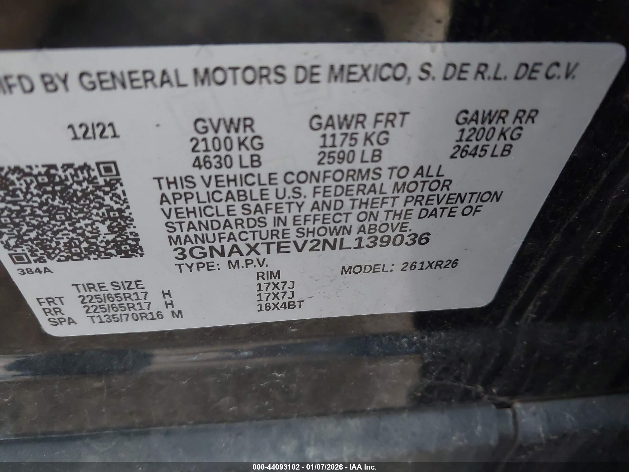 CHEVROLET EQUINOX image 9